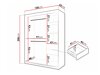 Armoire Hartford 575 (Blanc)