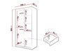 Armoire Hartford 578 (Noir)