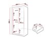 Armoire Hartford 578 (Sonoma chêne)