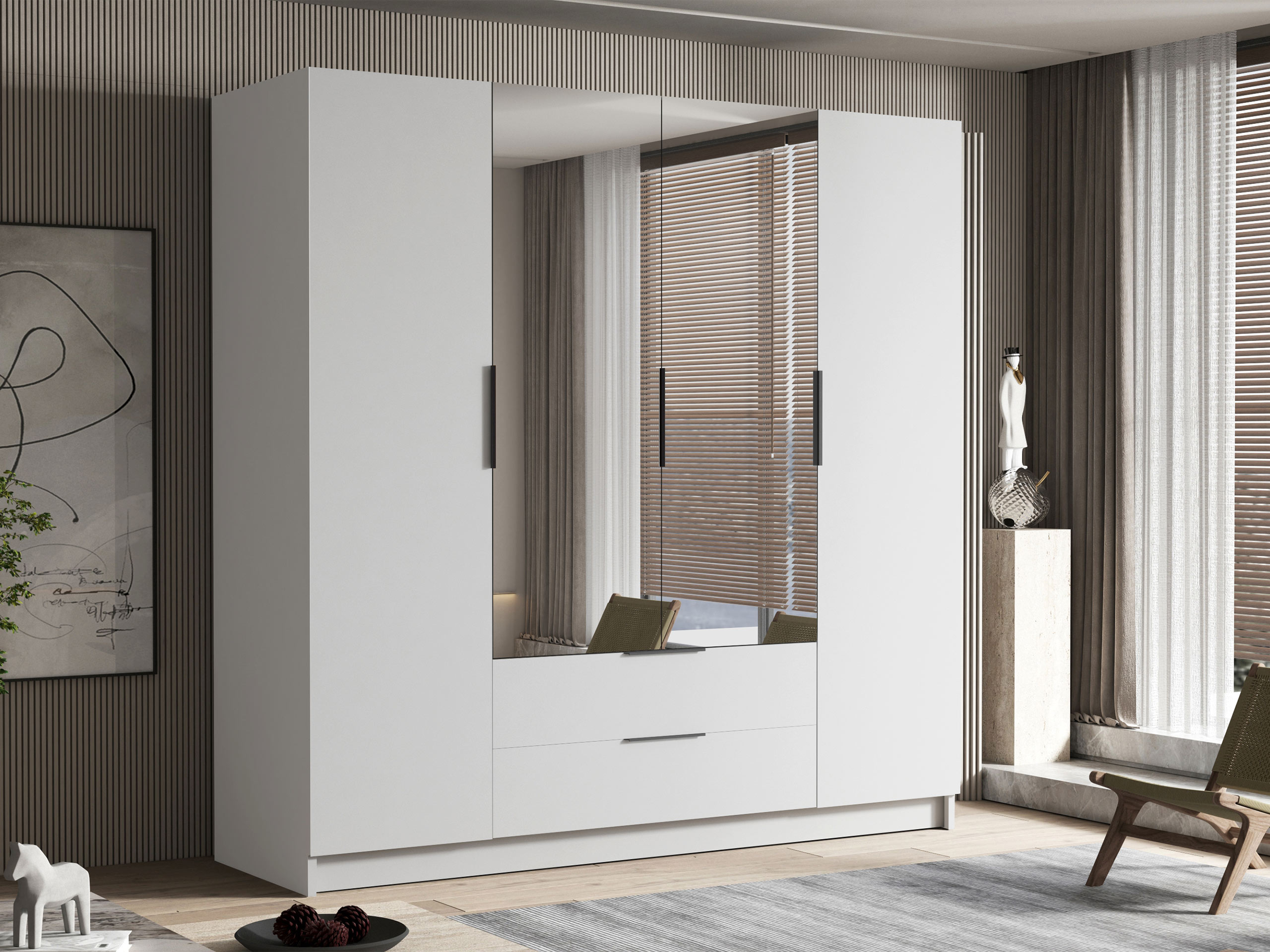 Armoire Closico Cadron II (Blanc)