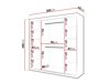 Armoire Hartford 578 (Cachemire)