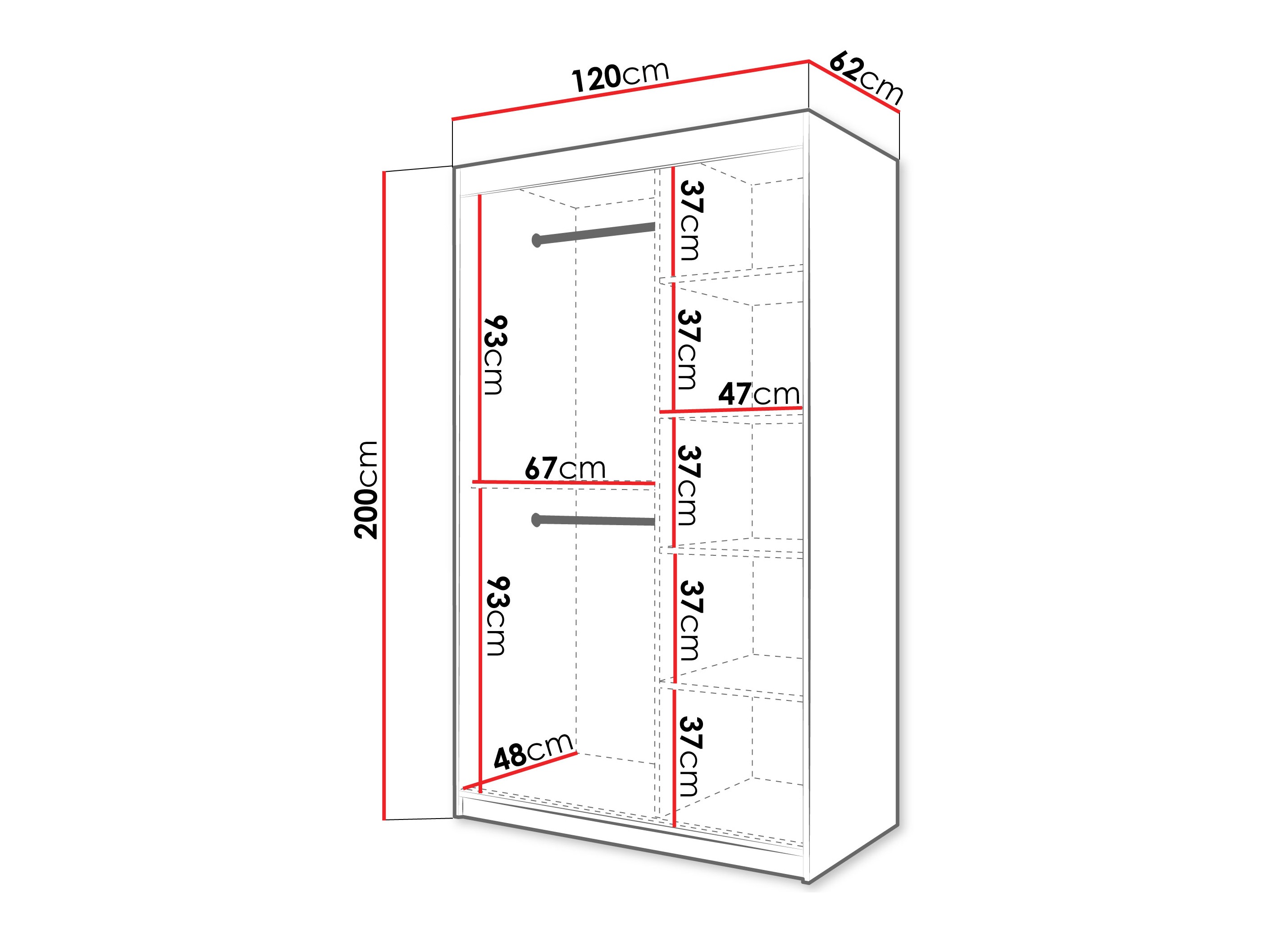 Armoire Hartford 578 (Sonoma chêne)