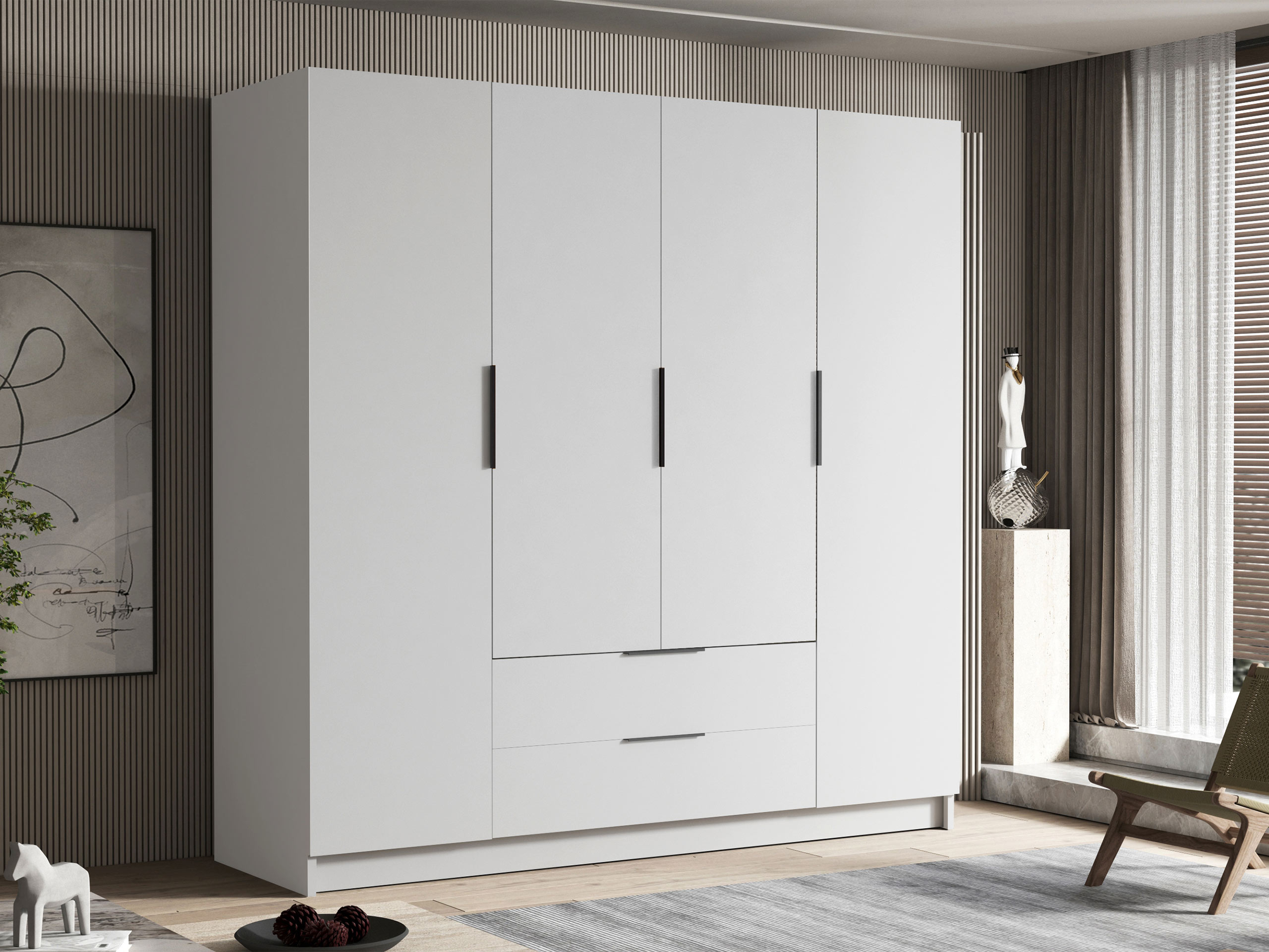 Armoire Closico Cadron I (Blanc)