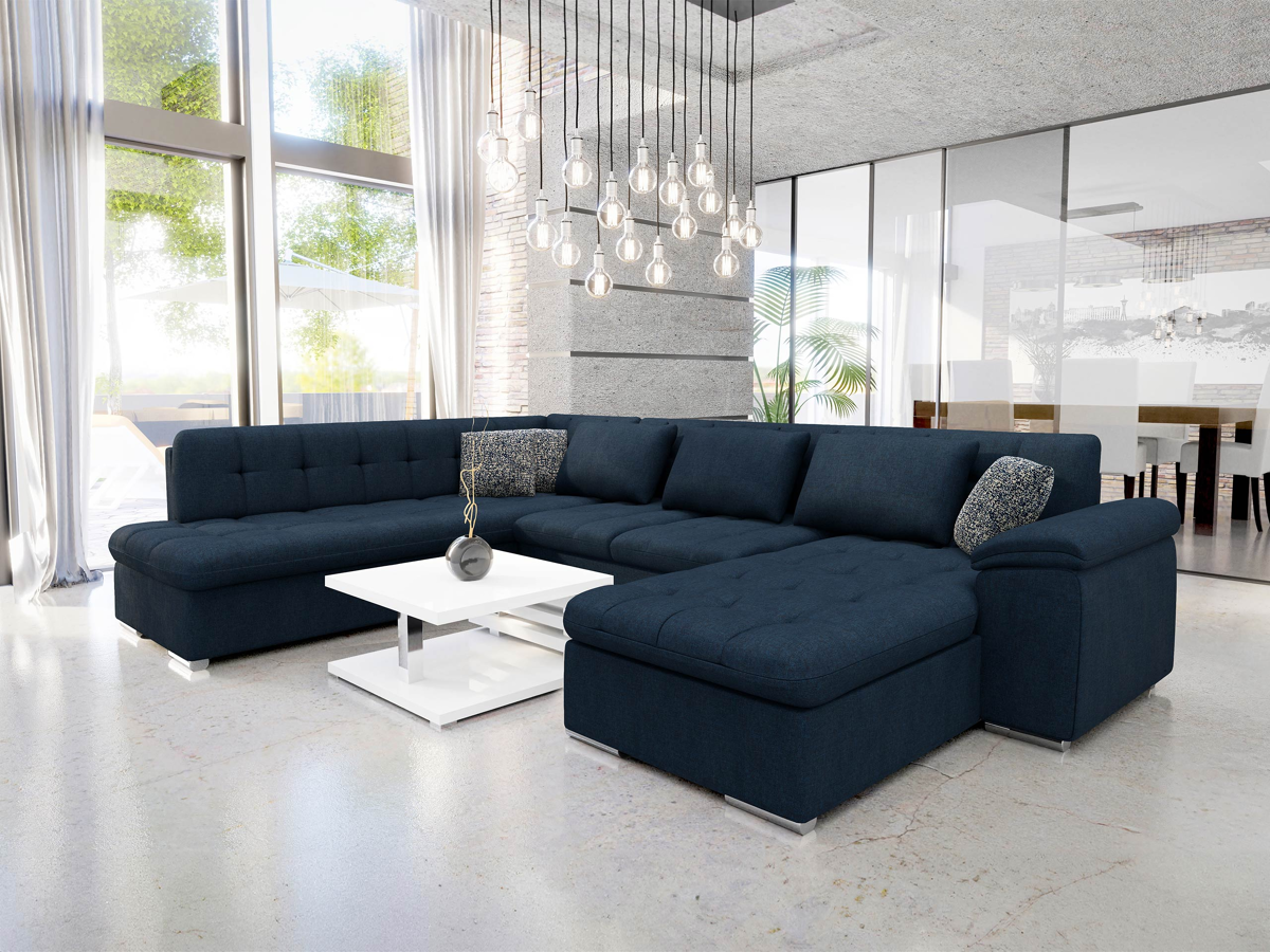Canapé d'angle Comfivo 180 (Maya 09 + Corbett 78)