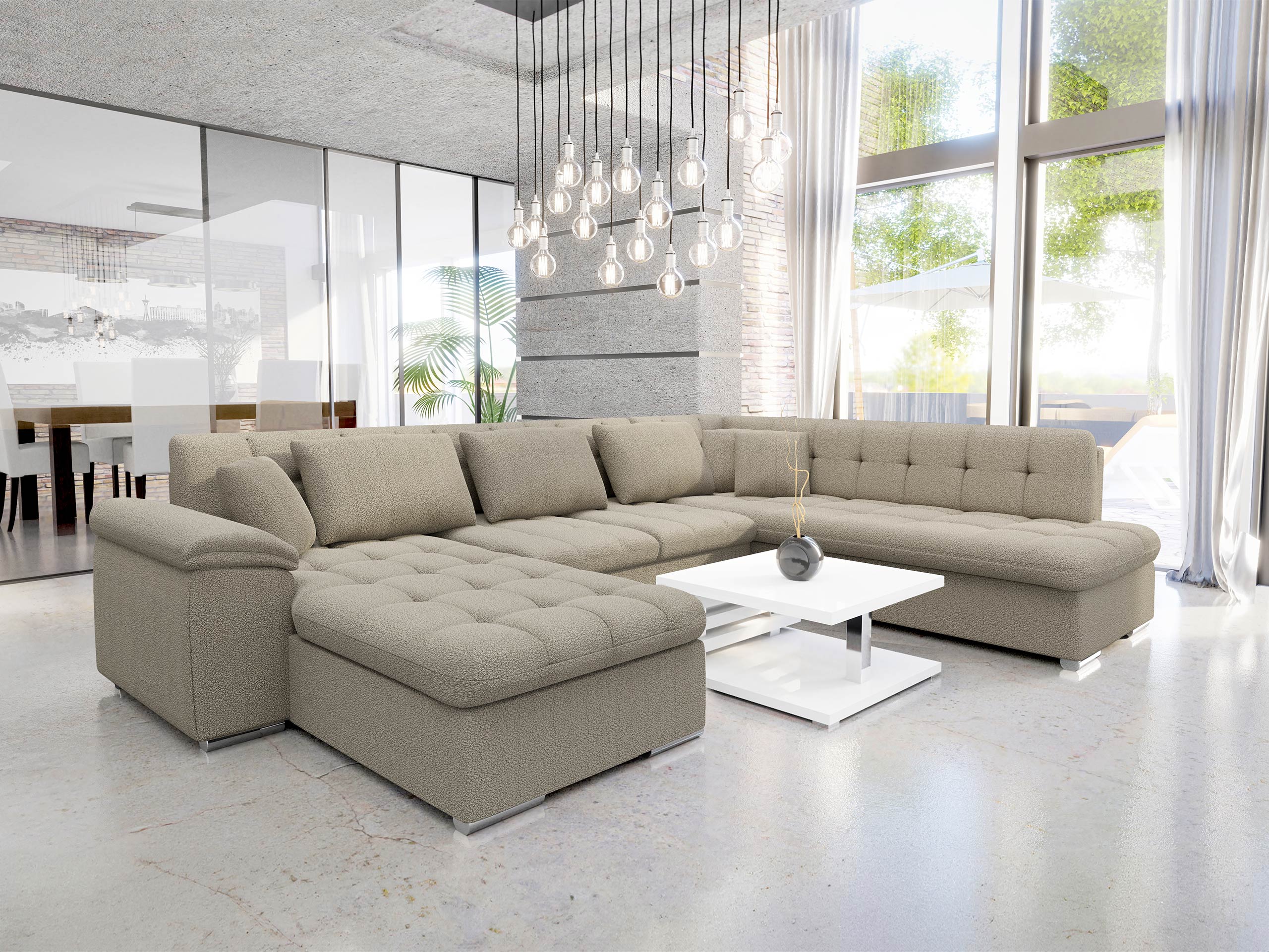 Canapé d'angle Comfivo Gemma VI (Manza 22)