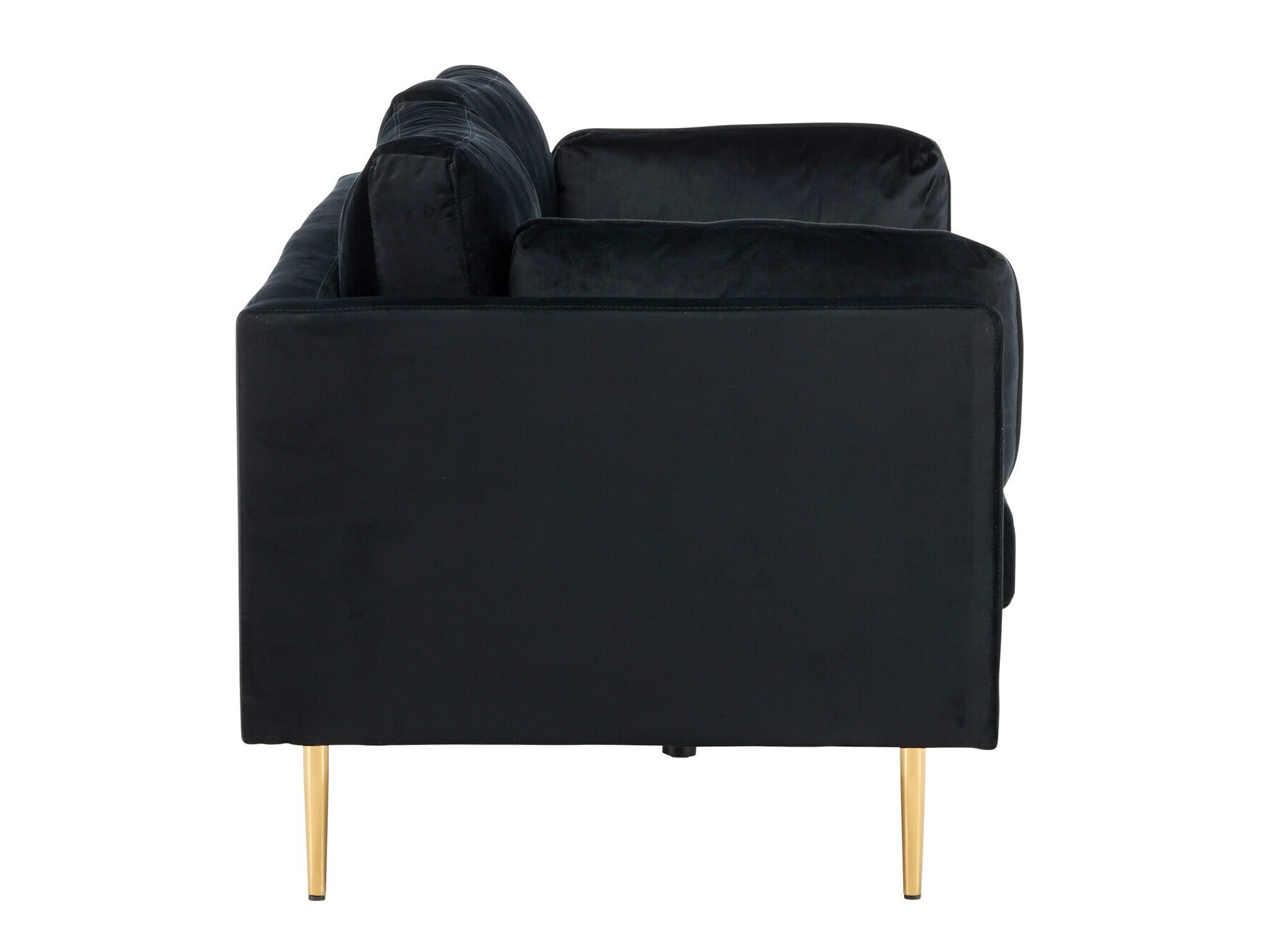 Canapé Dallas 101 (Noir + Doré)