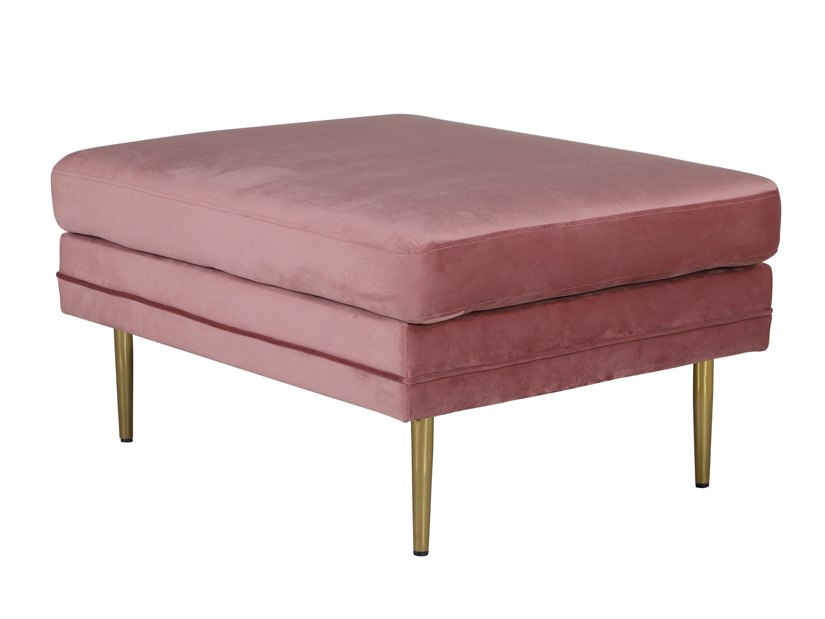 Banc rembourré Dallas 2653 (Rose + Doré)