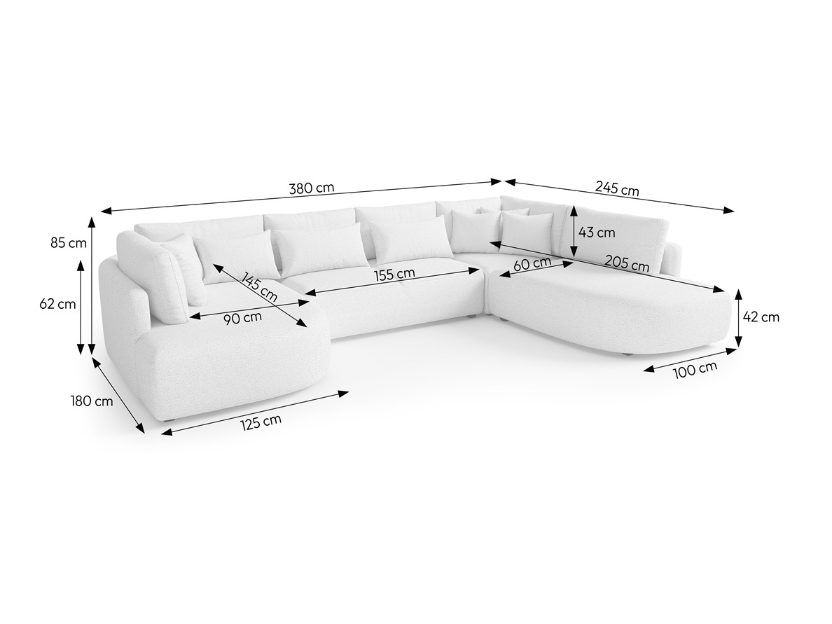 Canapé d'angle Deca I (Tresor 32)