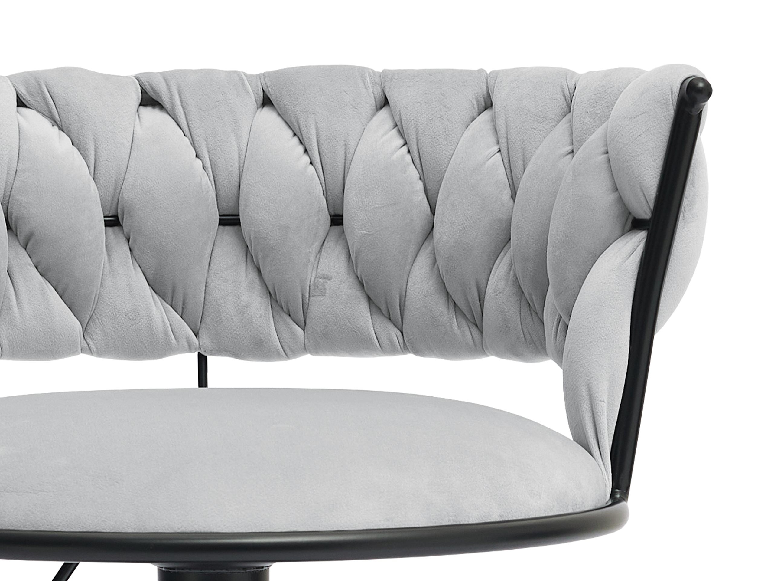 Chaise de bar Comfivo 441 (Noir + Gris)