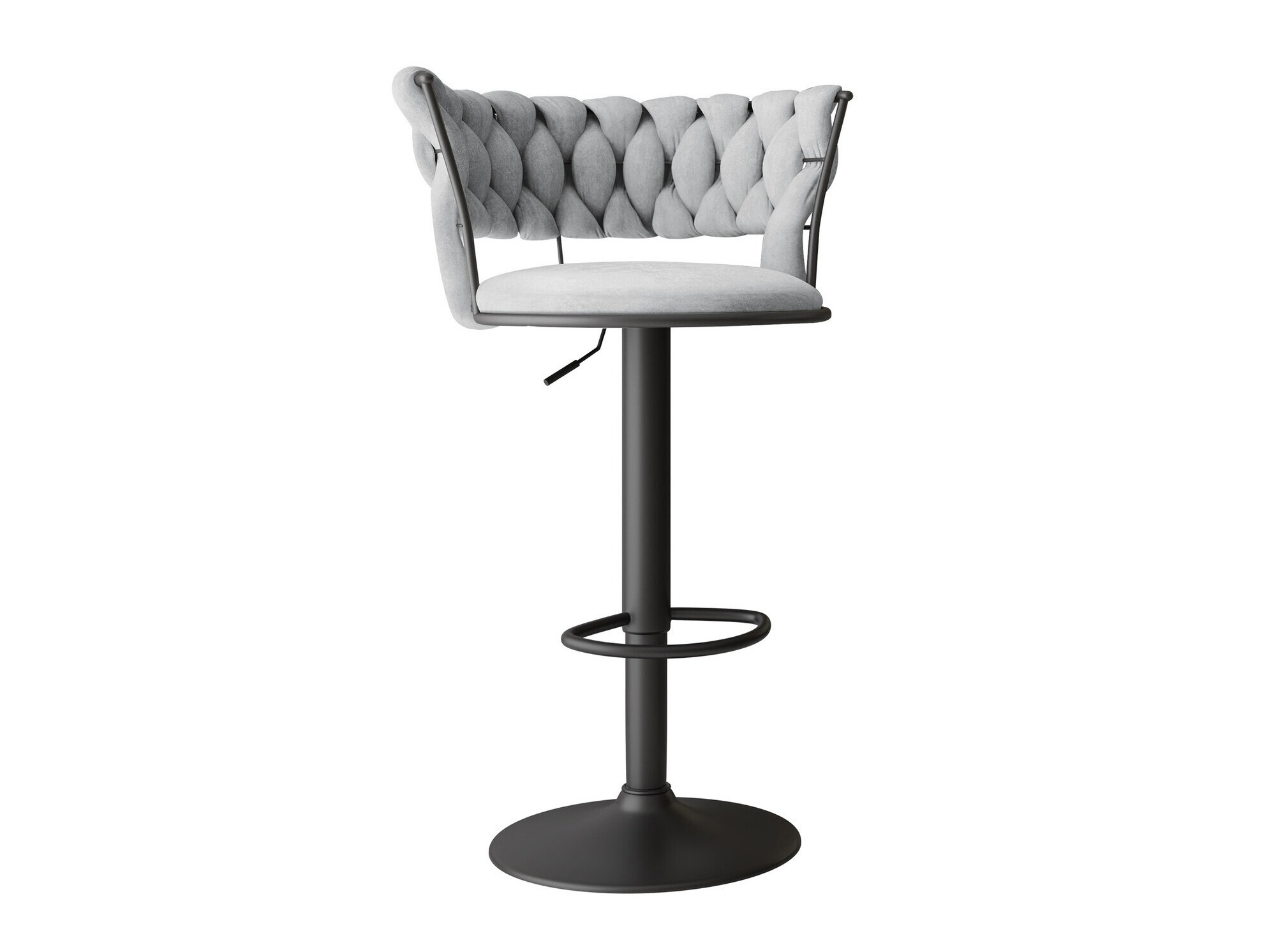Chaise de bar Comfivo Hilaritas III (Noir + Gris)