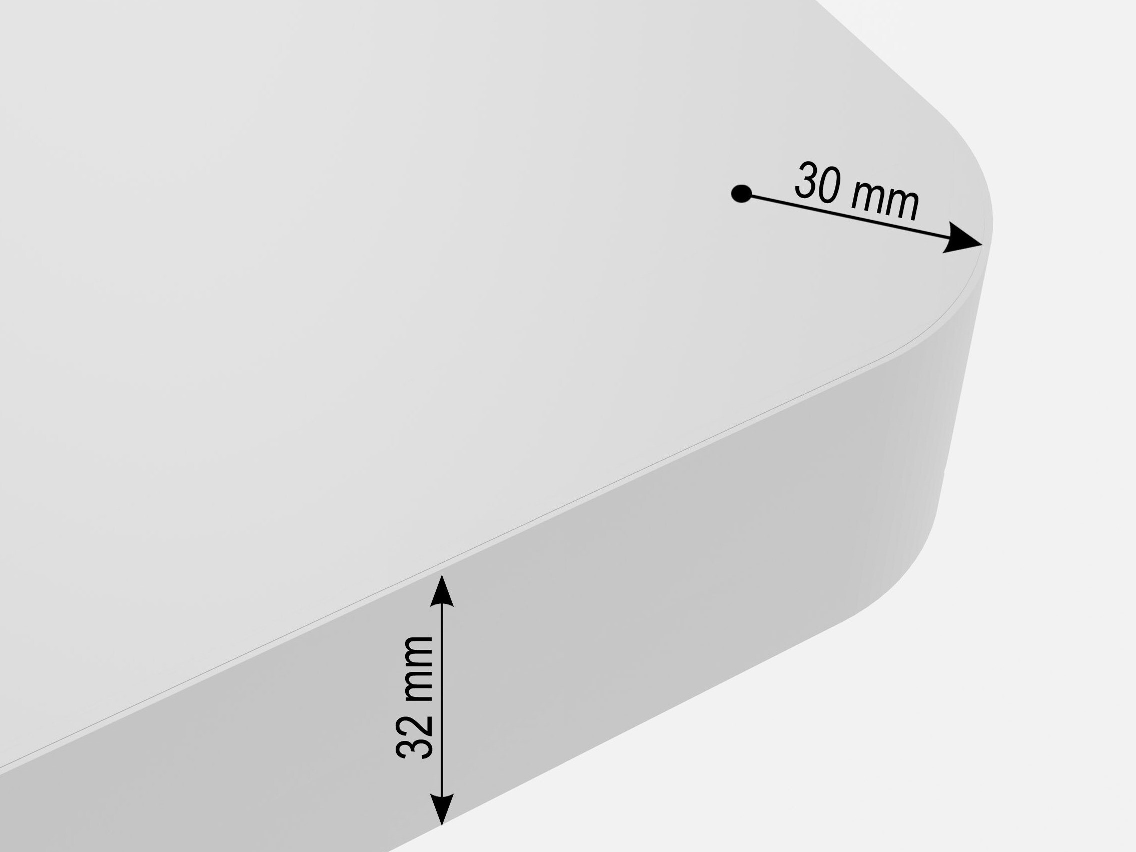 Bureau réglable en hauteur Buffalo 184 (Blanc)