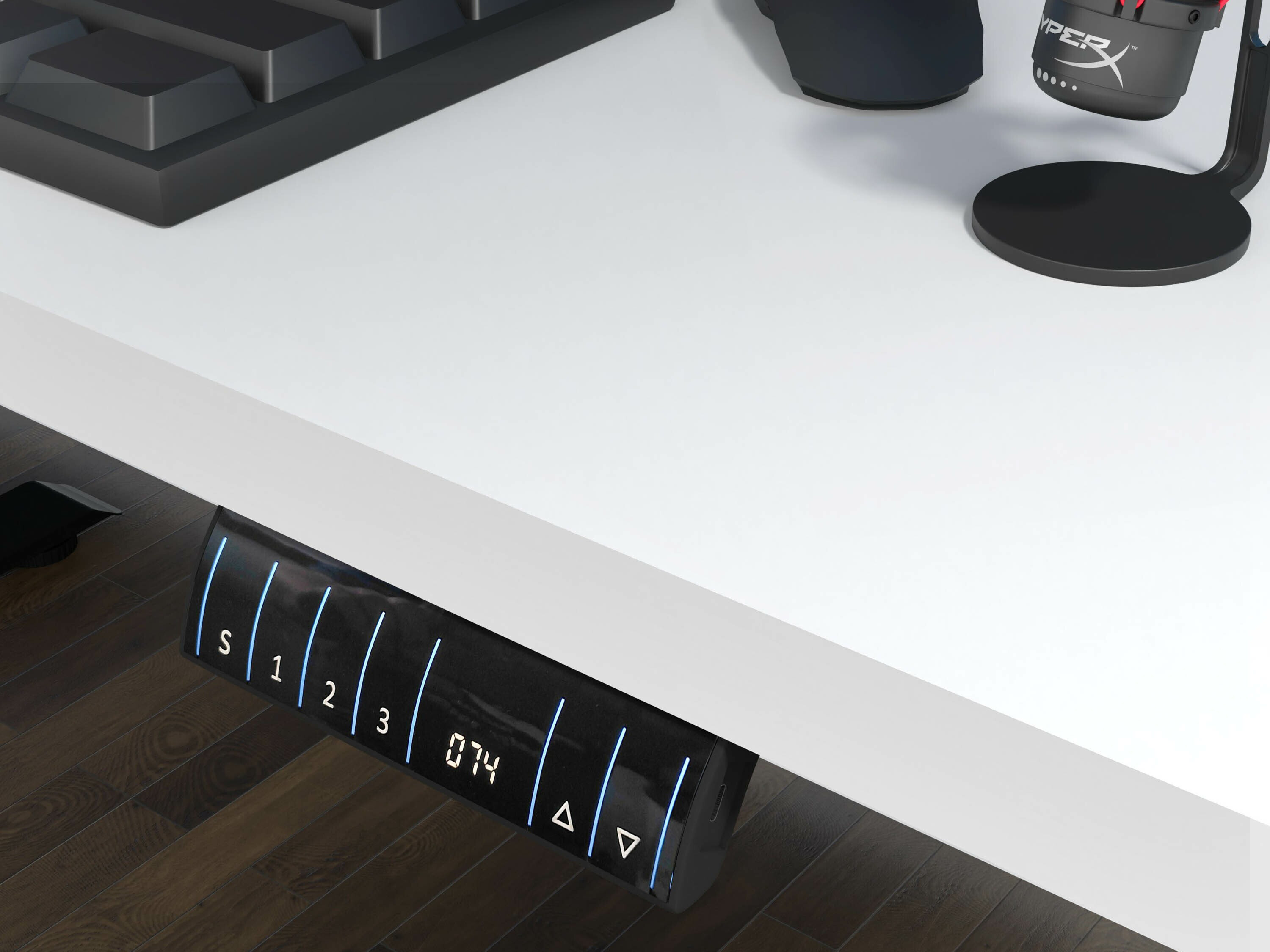 Table de travail réglable en hauteur Buffalo 184 (Noir)