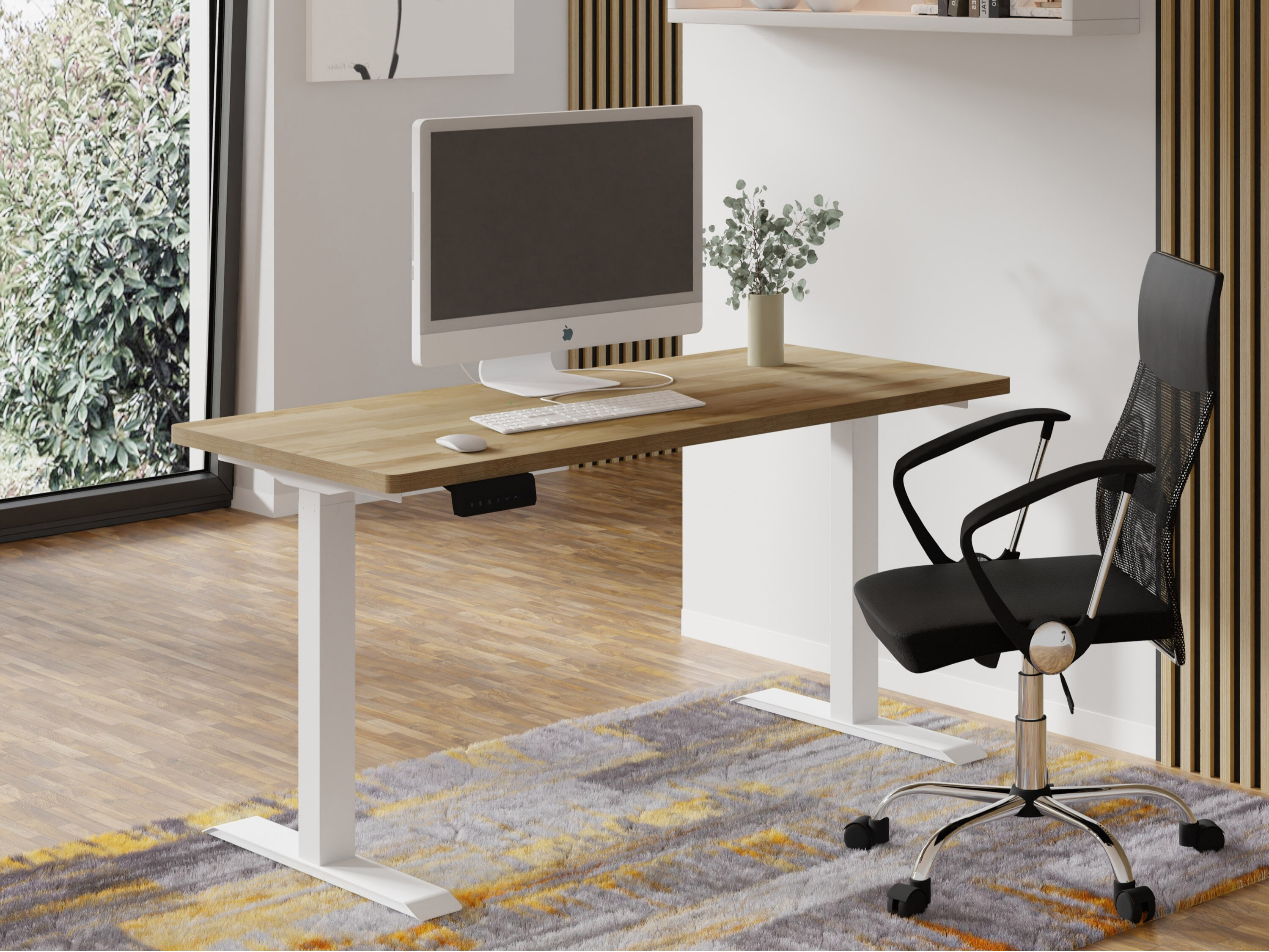 Bureau réglable en hauteur Buffalo 199 (Blanc)