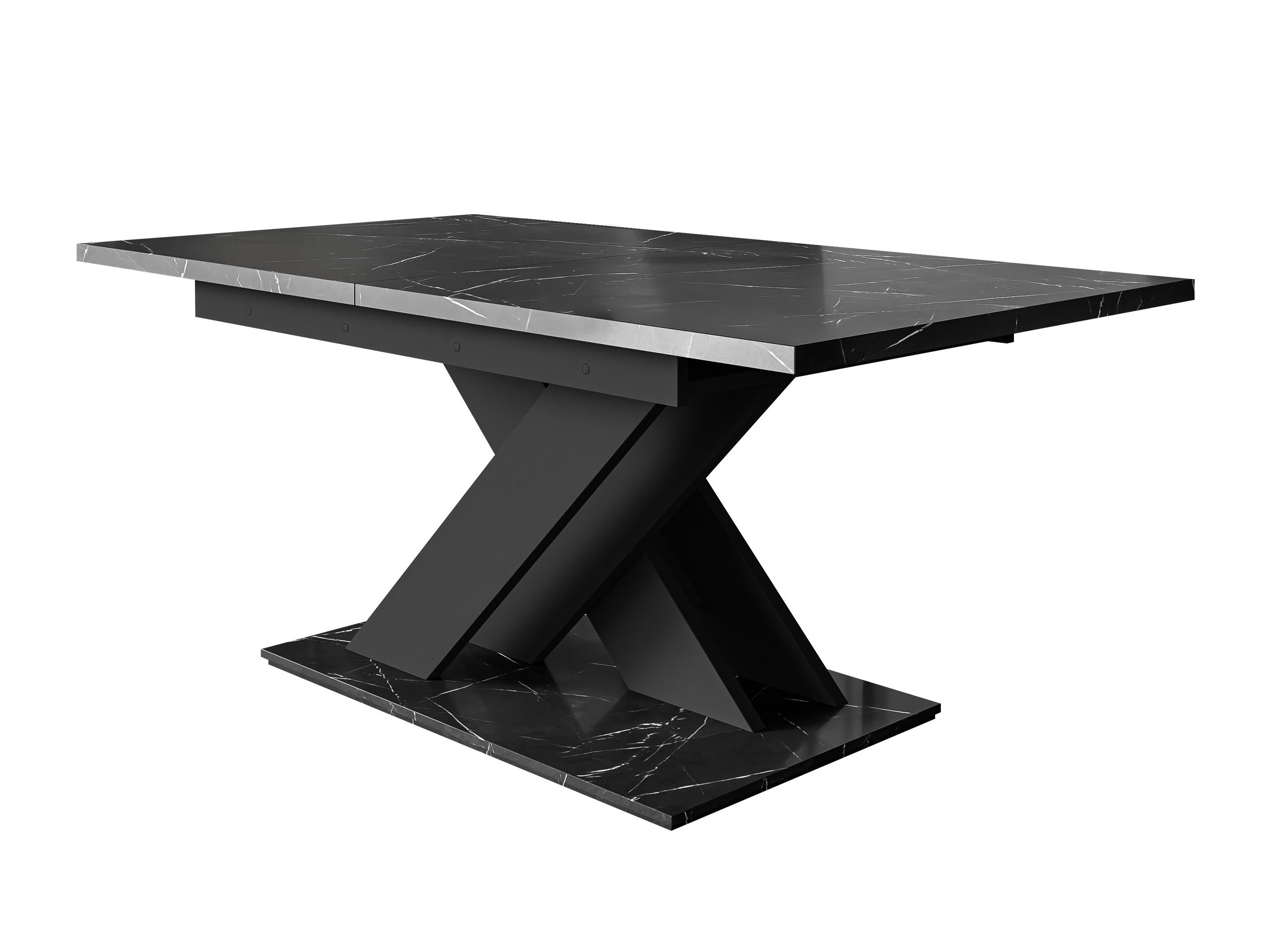 Table Goodyear 103 (Marbre noir + Noir)