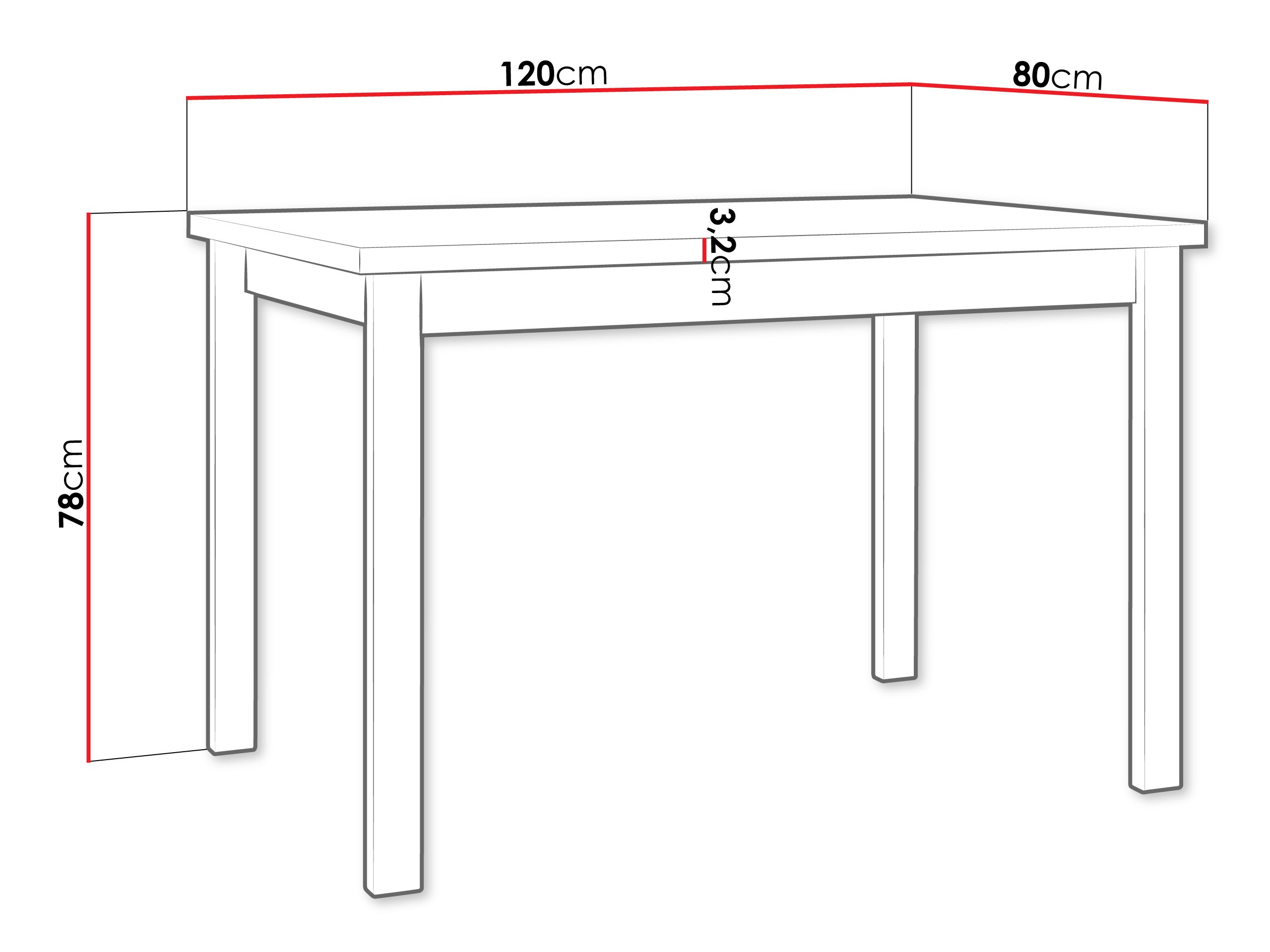Table Victorville 376 (Chêne Artisan + Blanc)