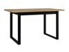 Table Victorville 379 (Chêne Artisan + Noir)