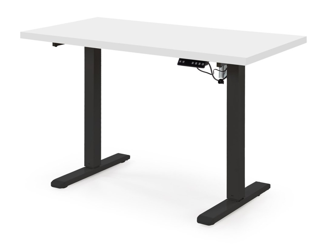 Bureau réglable en hauteur Houston 1942 (Blanc + Noir)