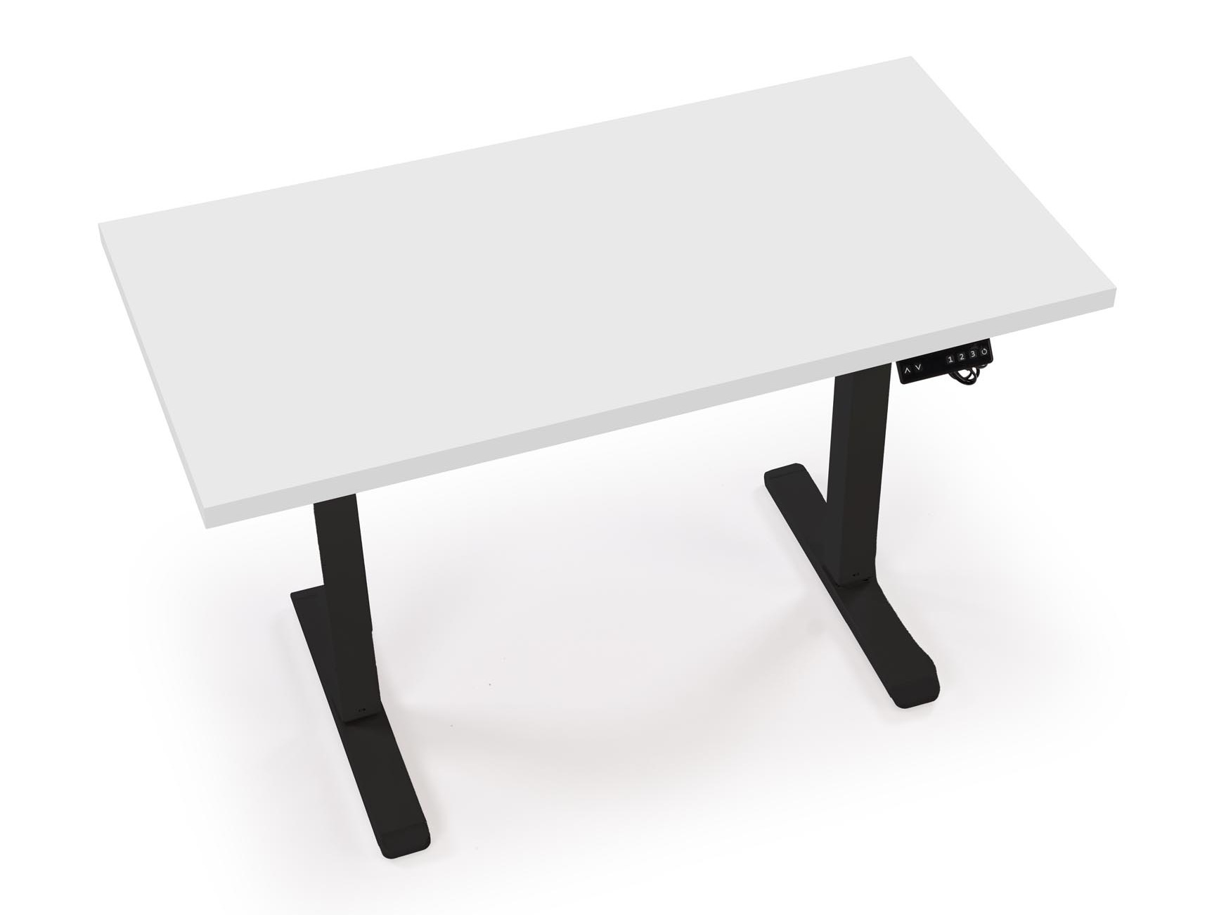 Bureau réglable en hauteur Houston 1942 (Blanc + Noir)