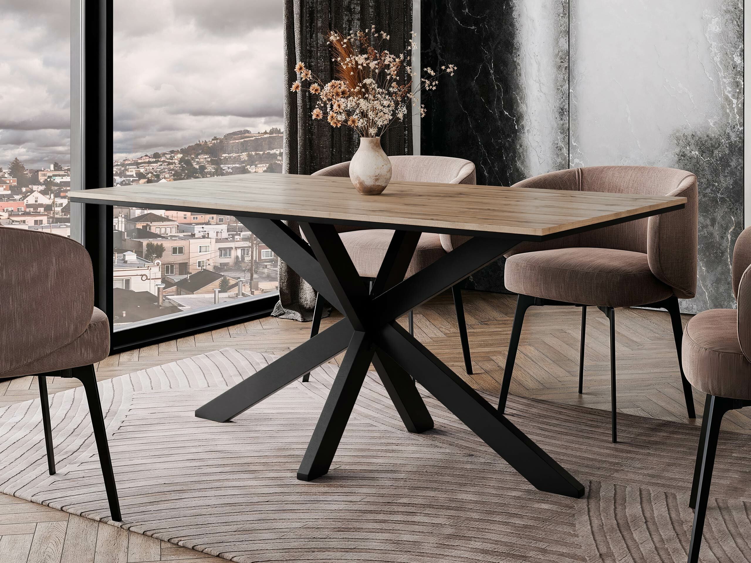 Table Goodyear 136 (Chêne wotan)