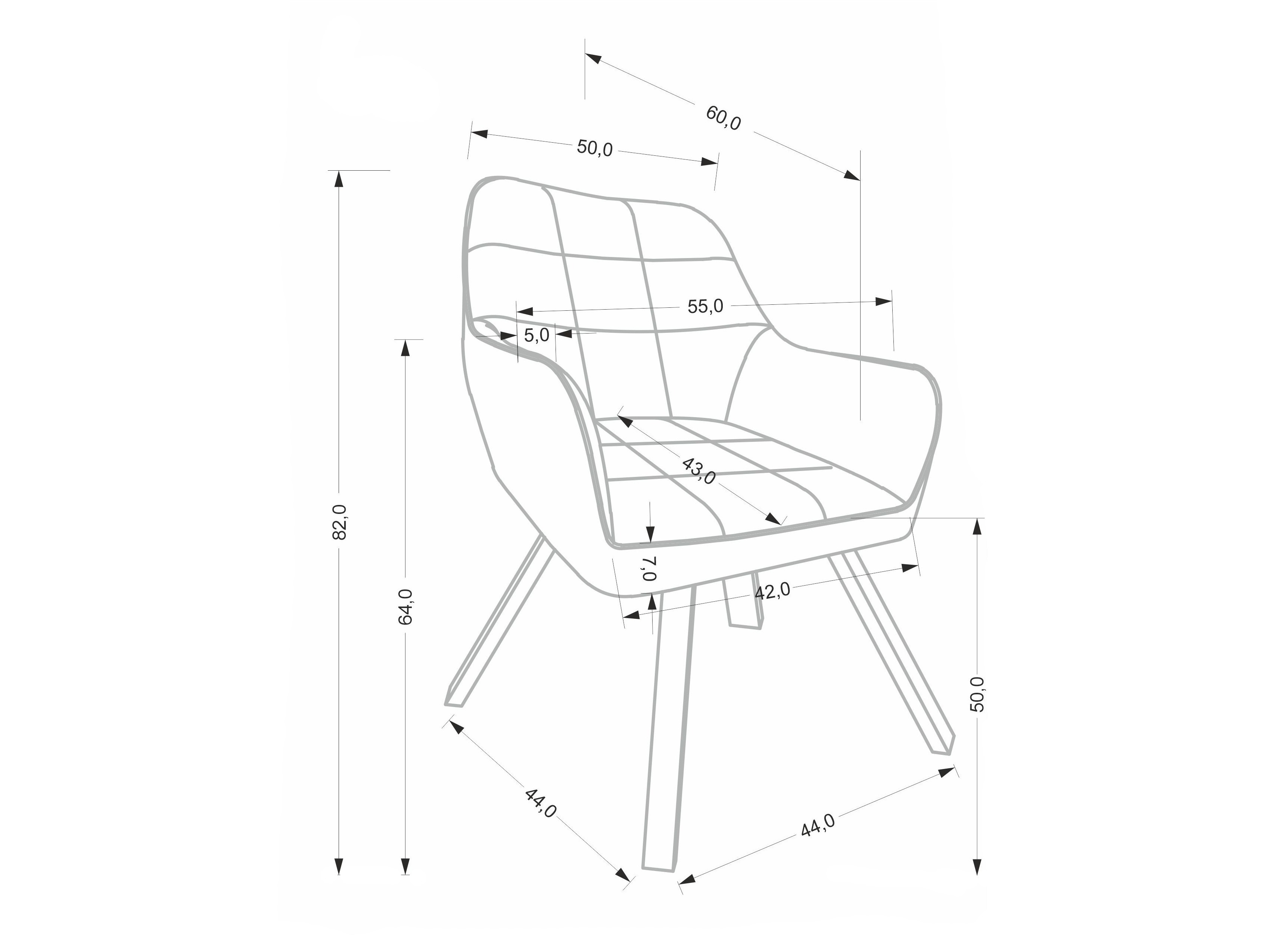 Chaise Houston 2070 (Noir)
