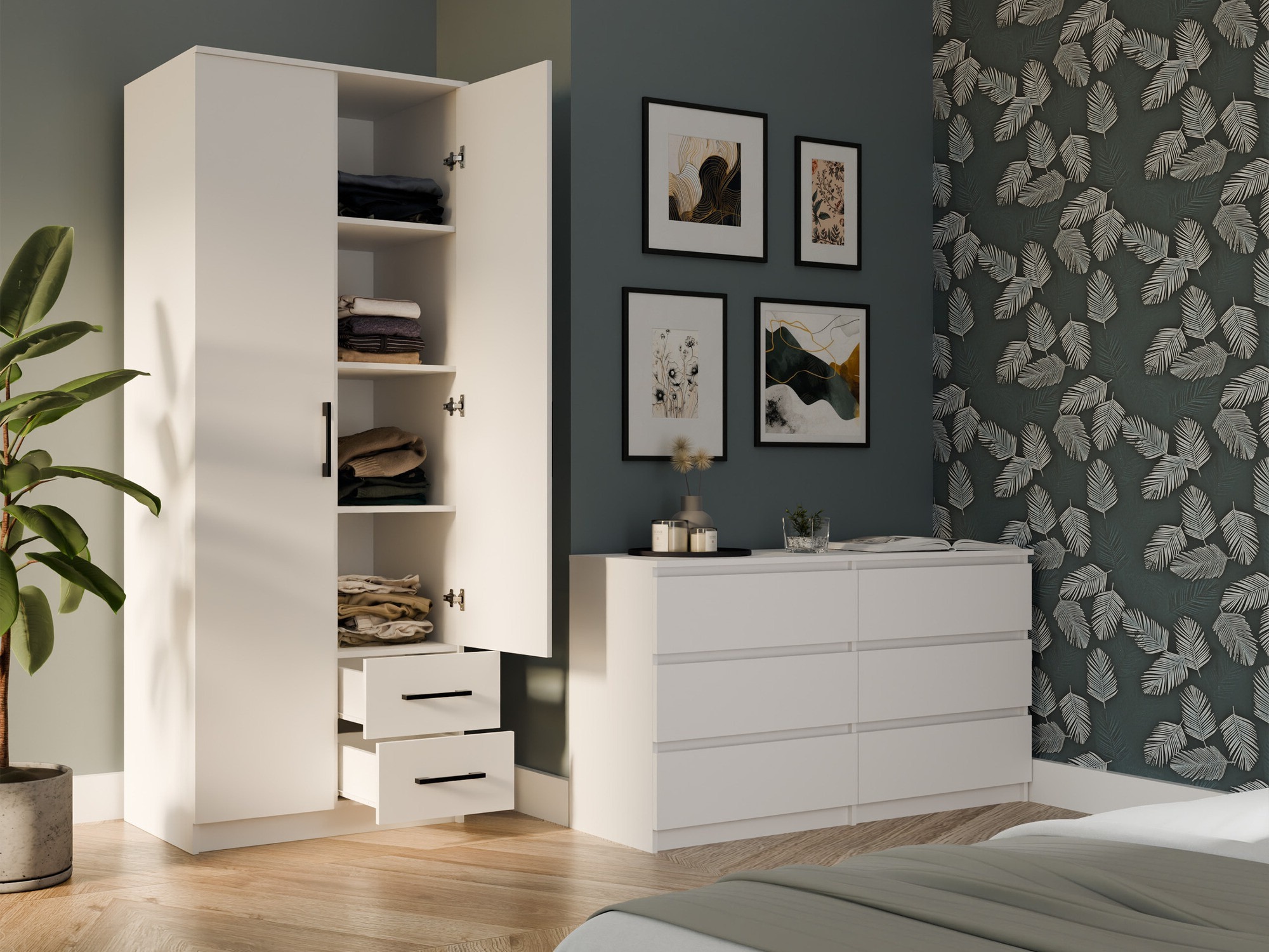 Armoire Mandeville 247 (Blanc)