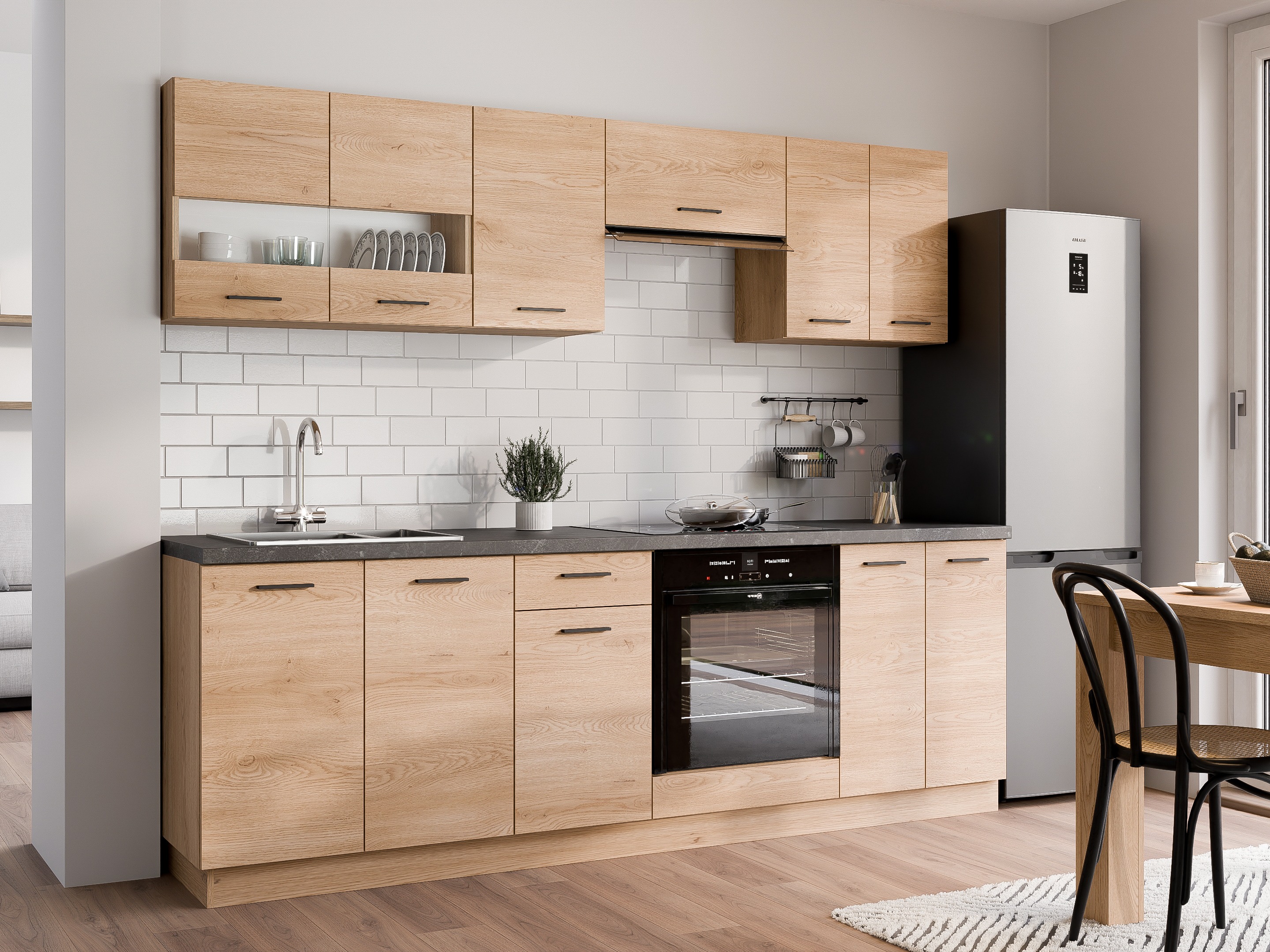 Armoire modulaire pour évier avec portes Ati Torro 123