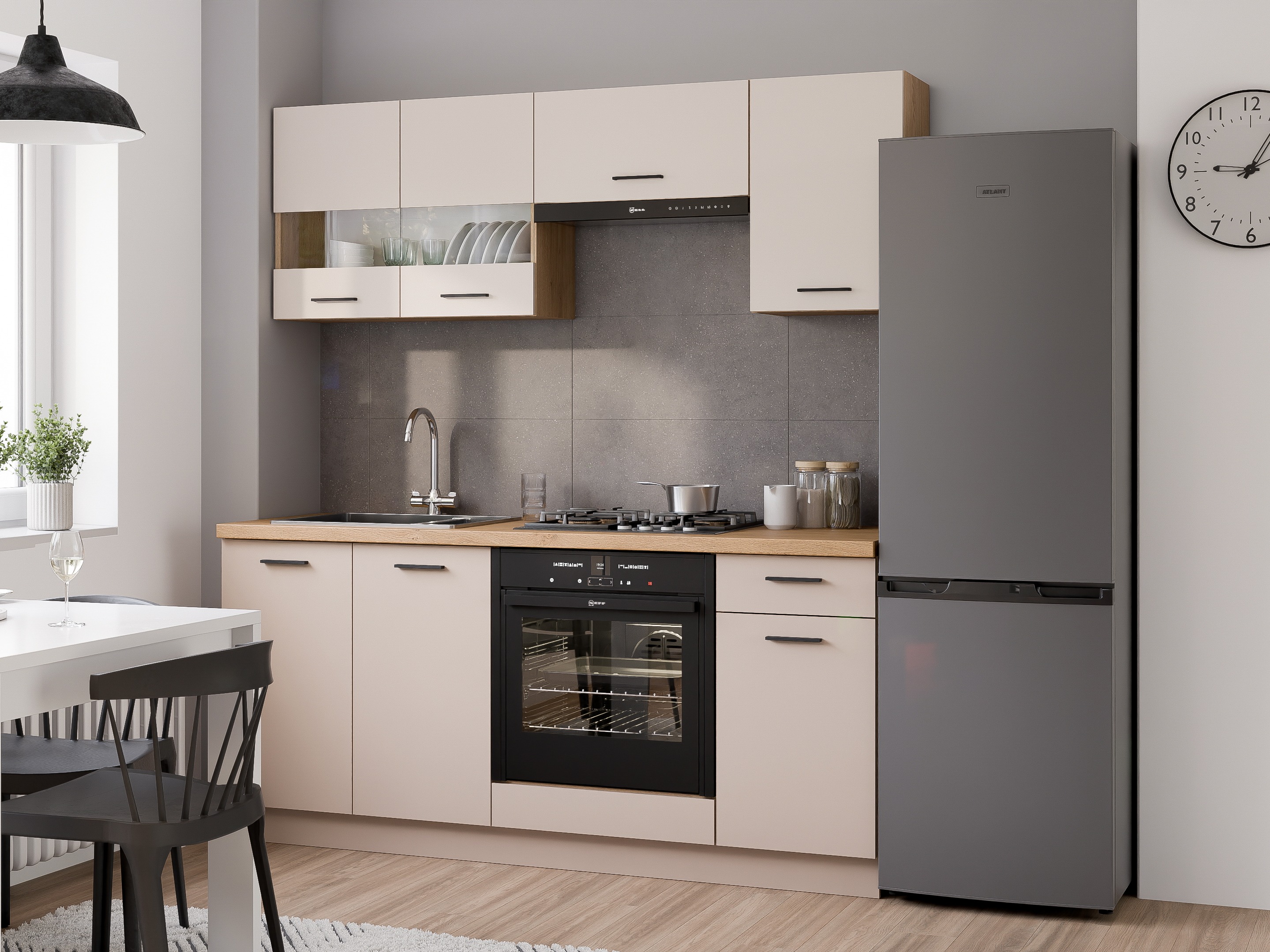 Armoire modulaire pour évier avec portes Ati Cashmere 118