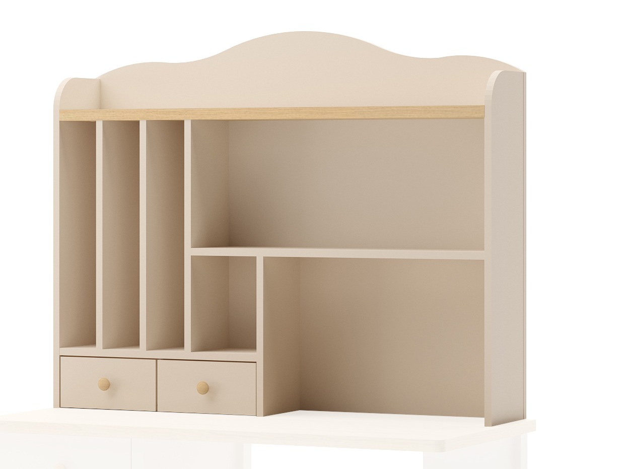 Étagère Romelbo 136 (Beige + Chêne)
