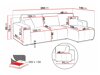 Canapé d'angle Comfivo 361 (Coral 45)