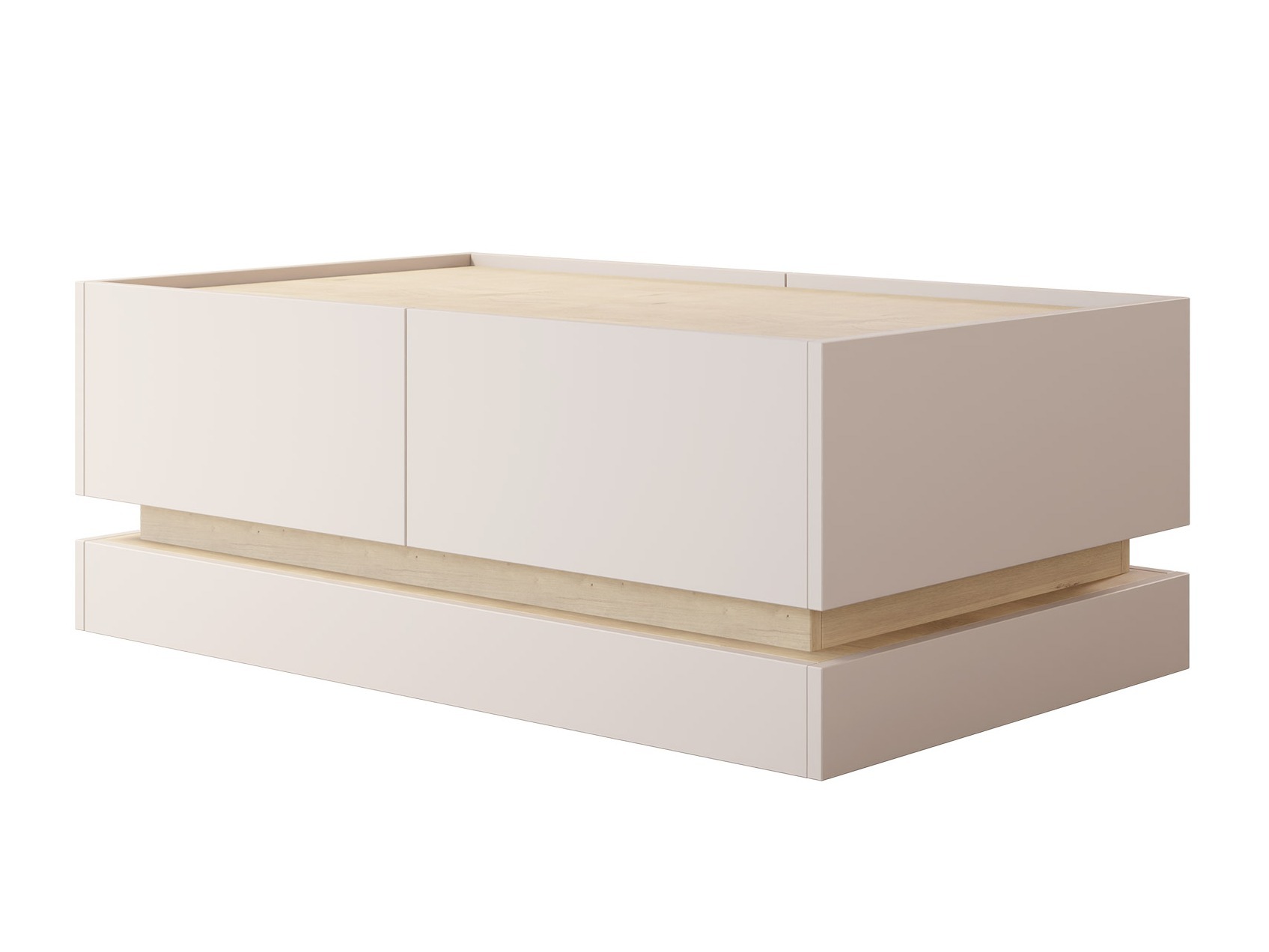 Table basse Comfivo Tilia (Cachemire + Chêne)