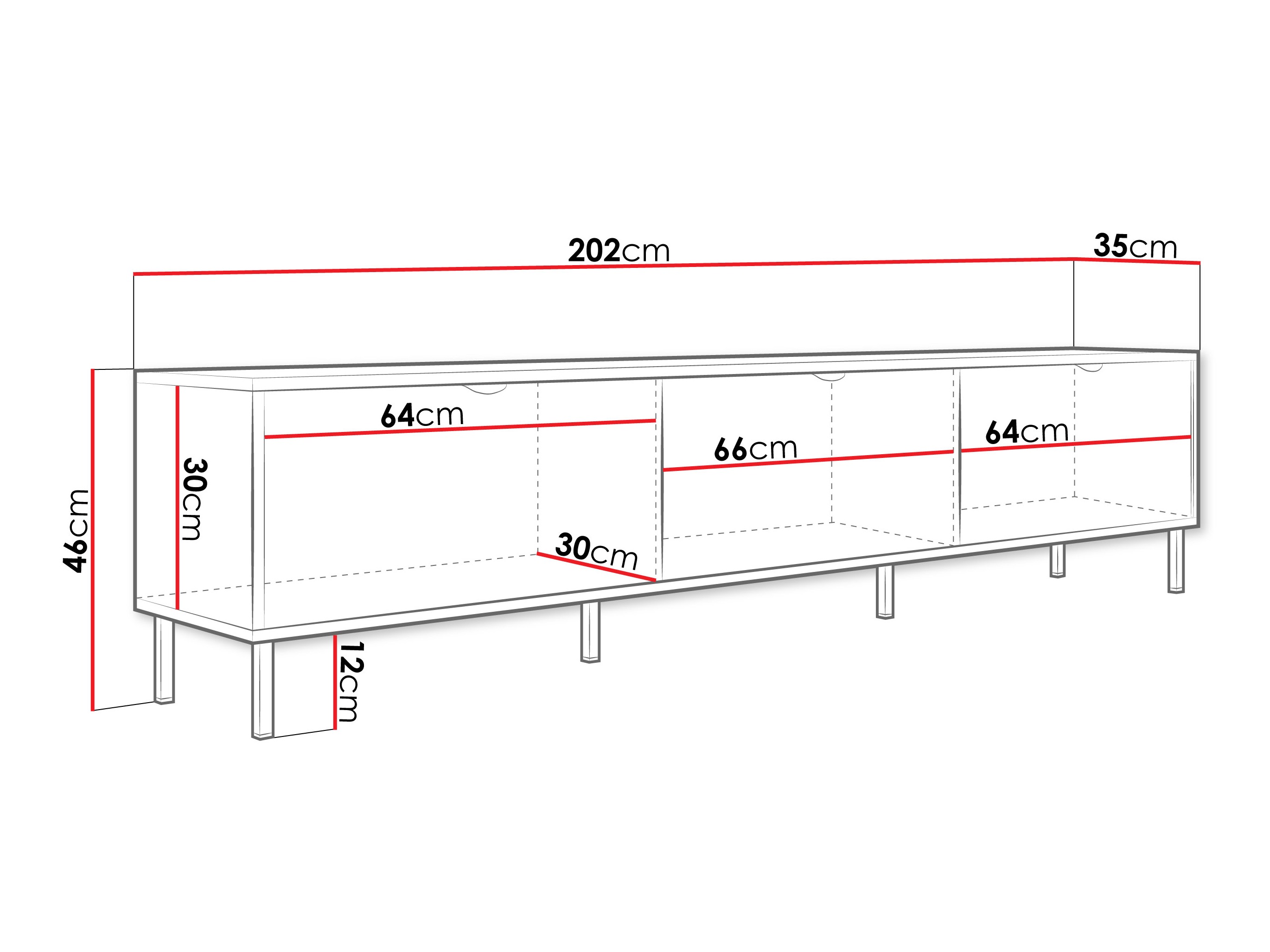 Meuble TV Comfivo Elblare 102