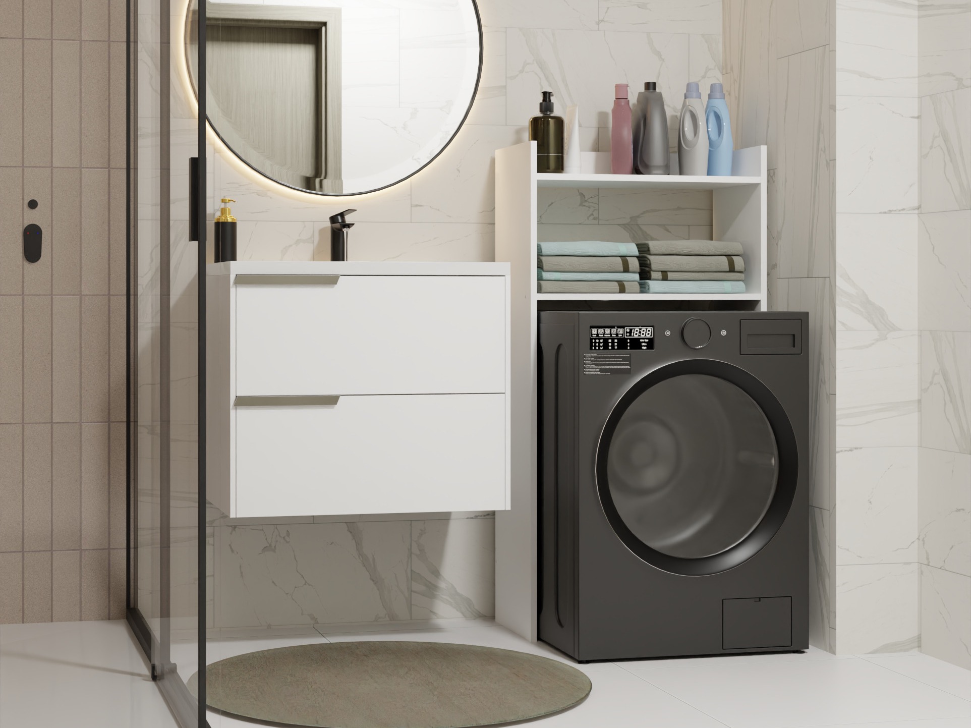 Colonne de salle de bain Servou 103