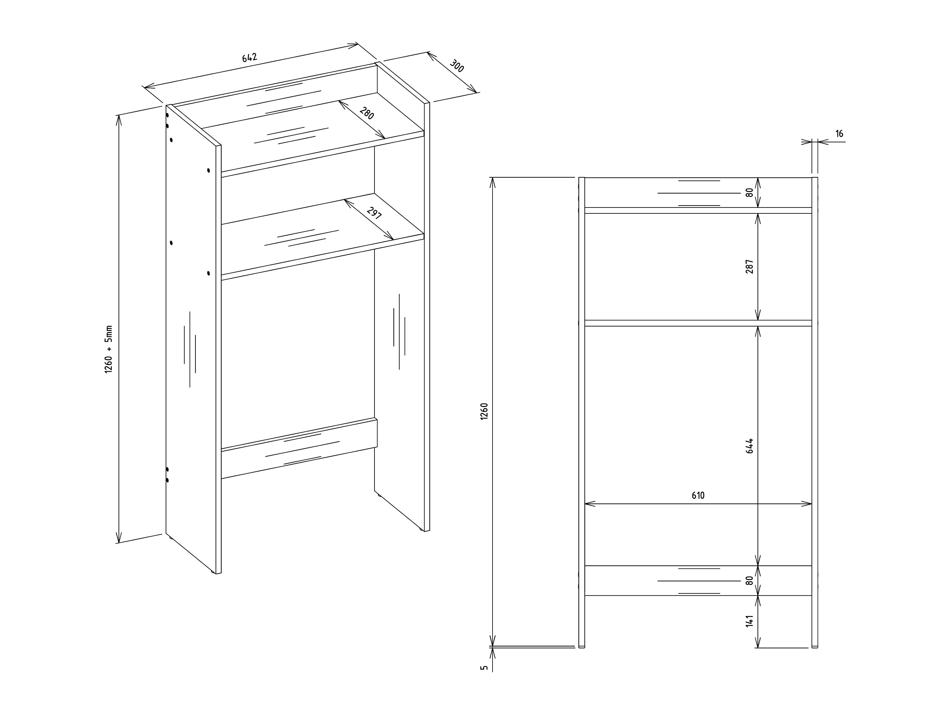 Colonne de salle de bain Servou 103