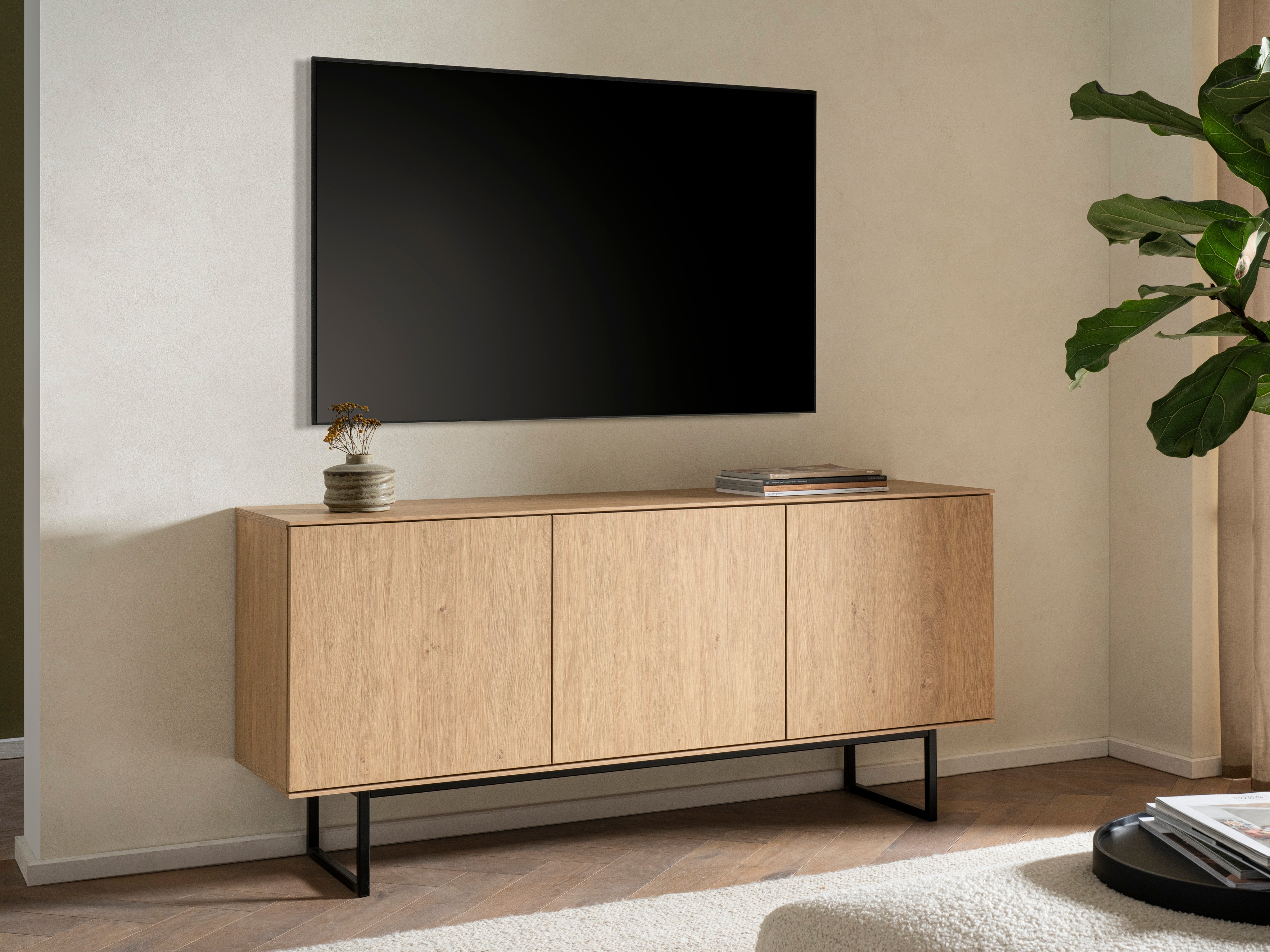 Meuble TV Bentesa 113 (Chêne)