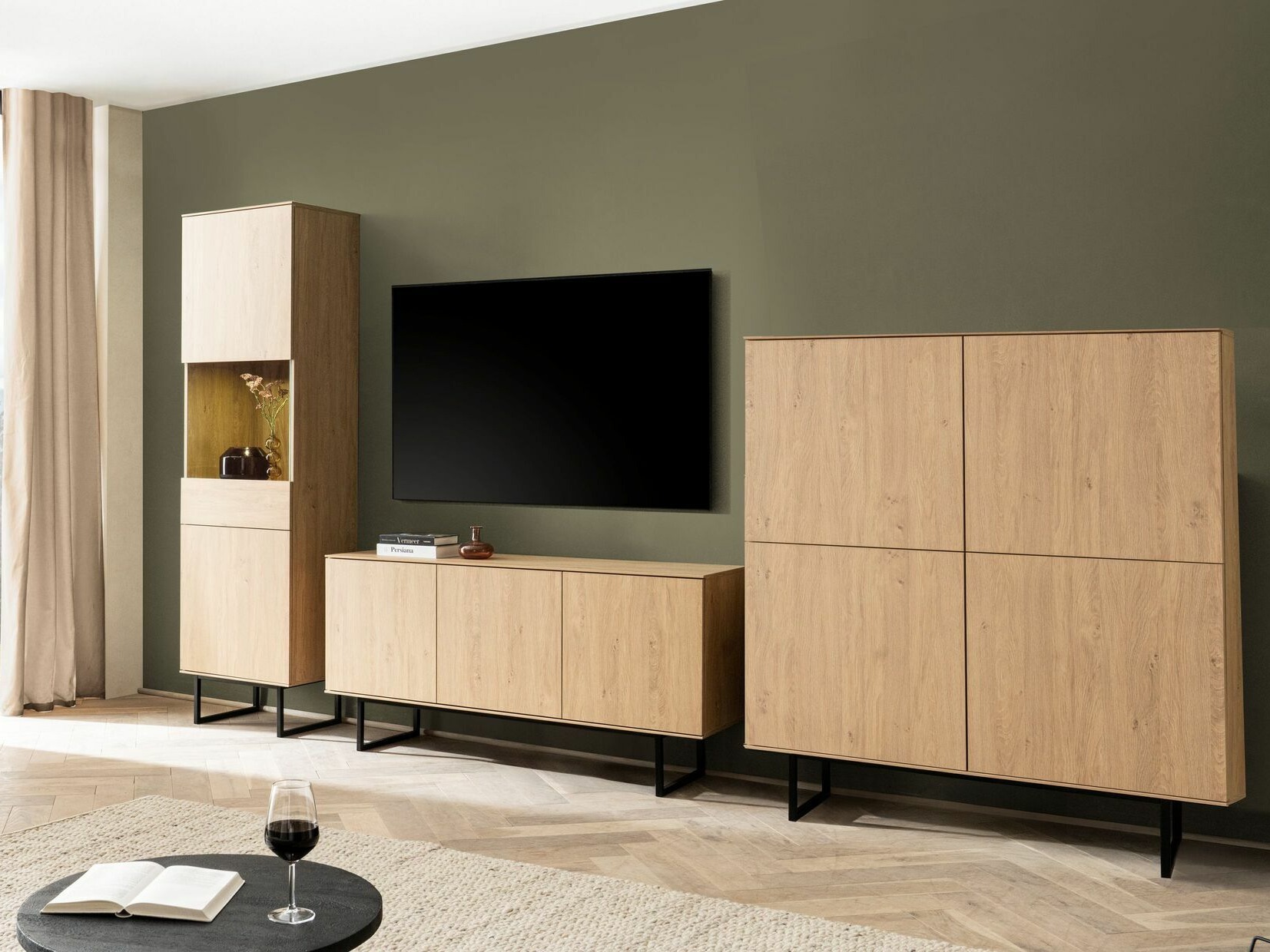 Meuble TV Bentesa 113 (Chêne)