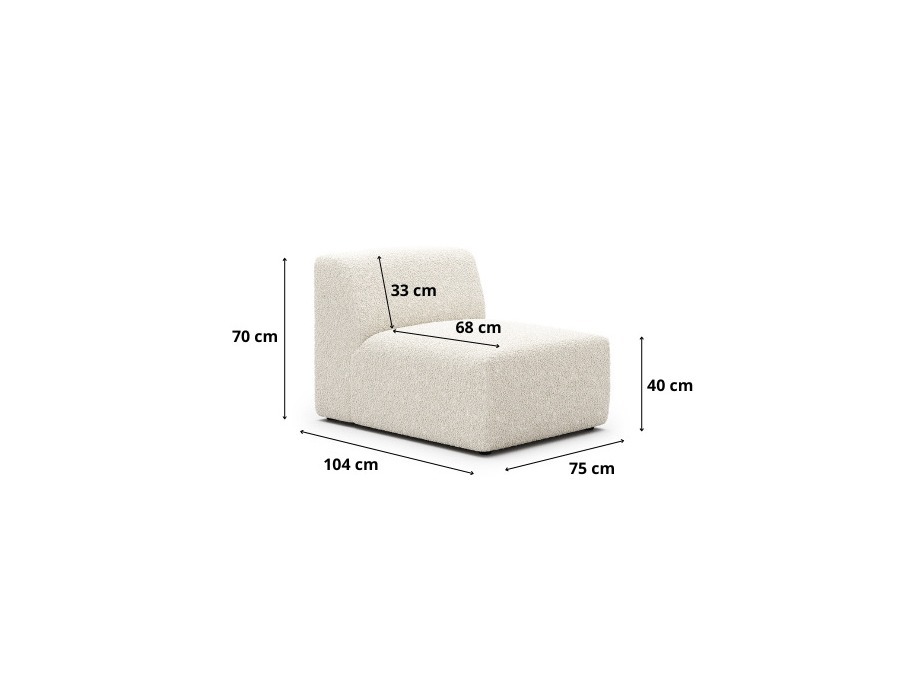 Fauteuil modulaire Romenoi 106 (Centaur 03)