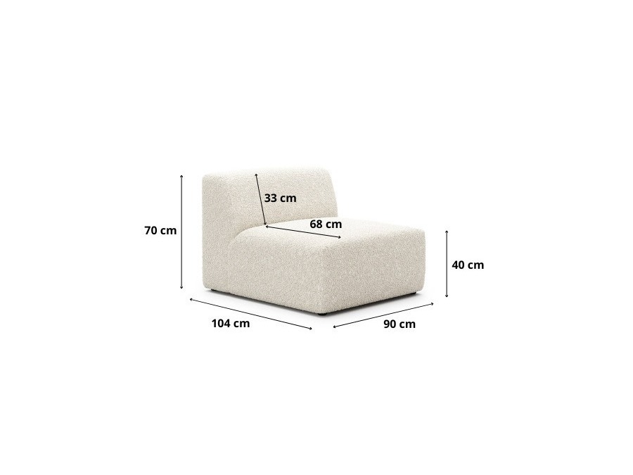 Fauteuil modulaire Romenoi 108 (Centaur 15)