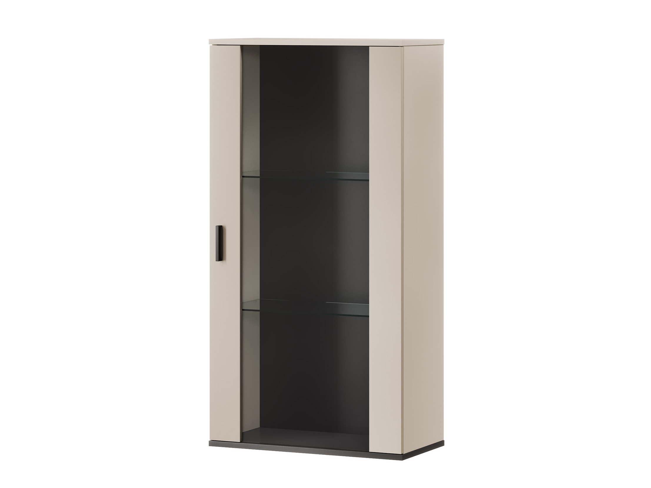 Armoire murale Tornola 103 (Cachemire + Noir)