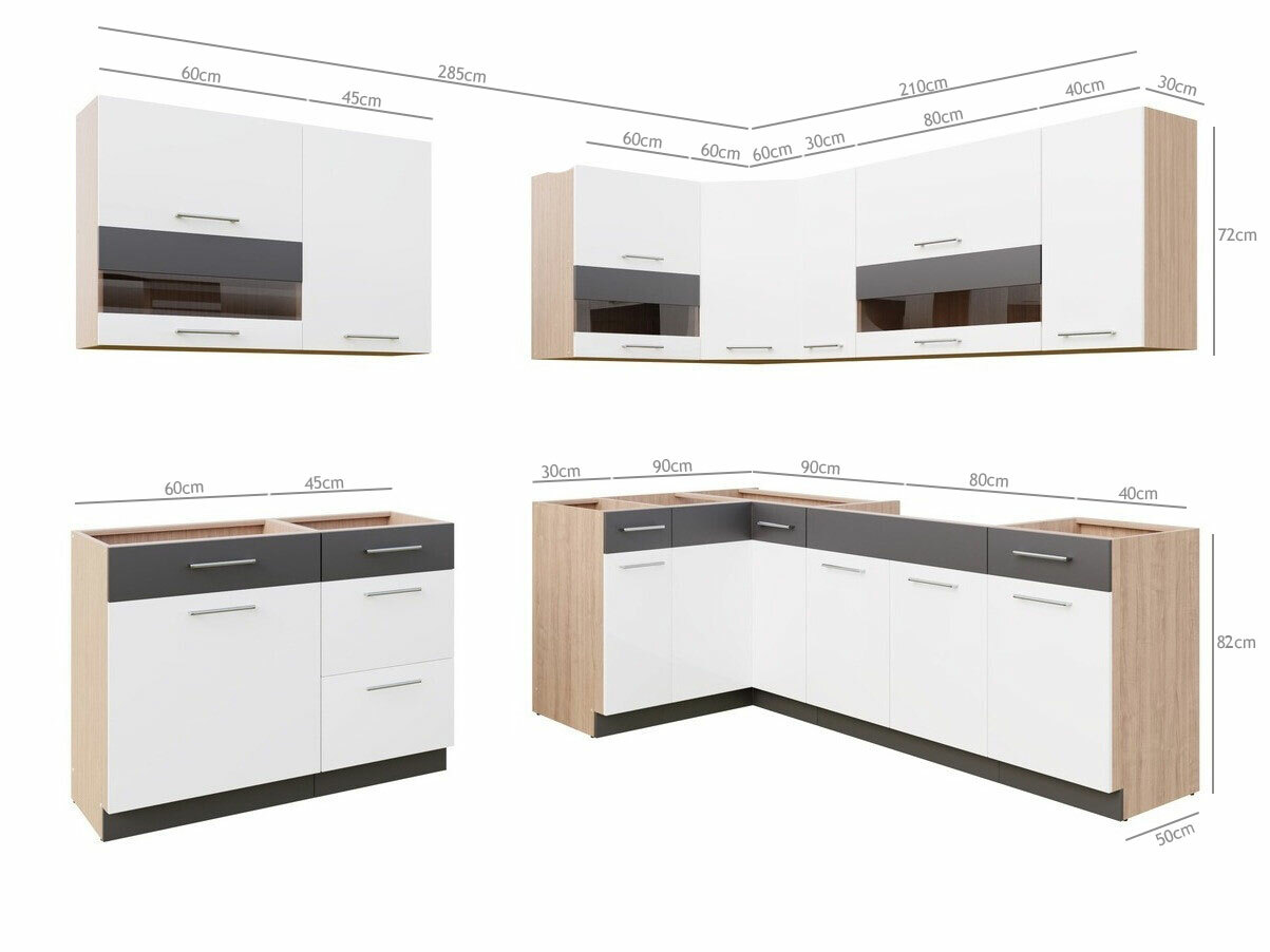 Cuisine complète modulaire Mode White 131