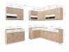 Ensemble de cuisine modulaire Mode Beech 131