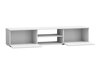 Meuble TV Tornola 101 (Noir + Noir brillant)