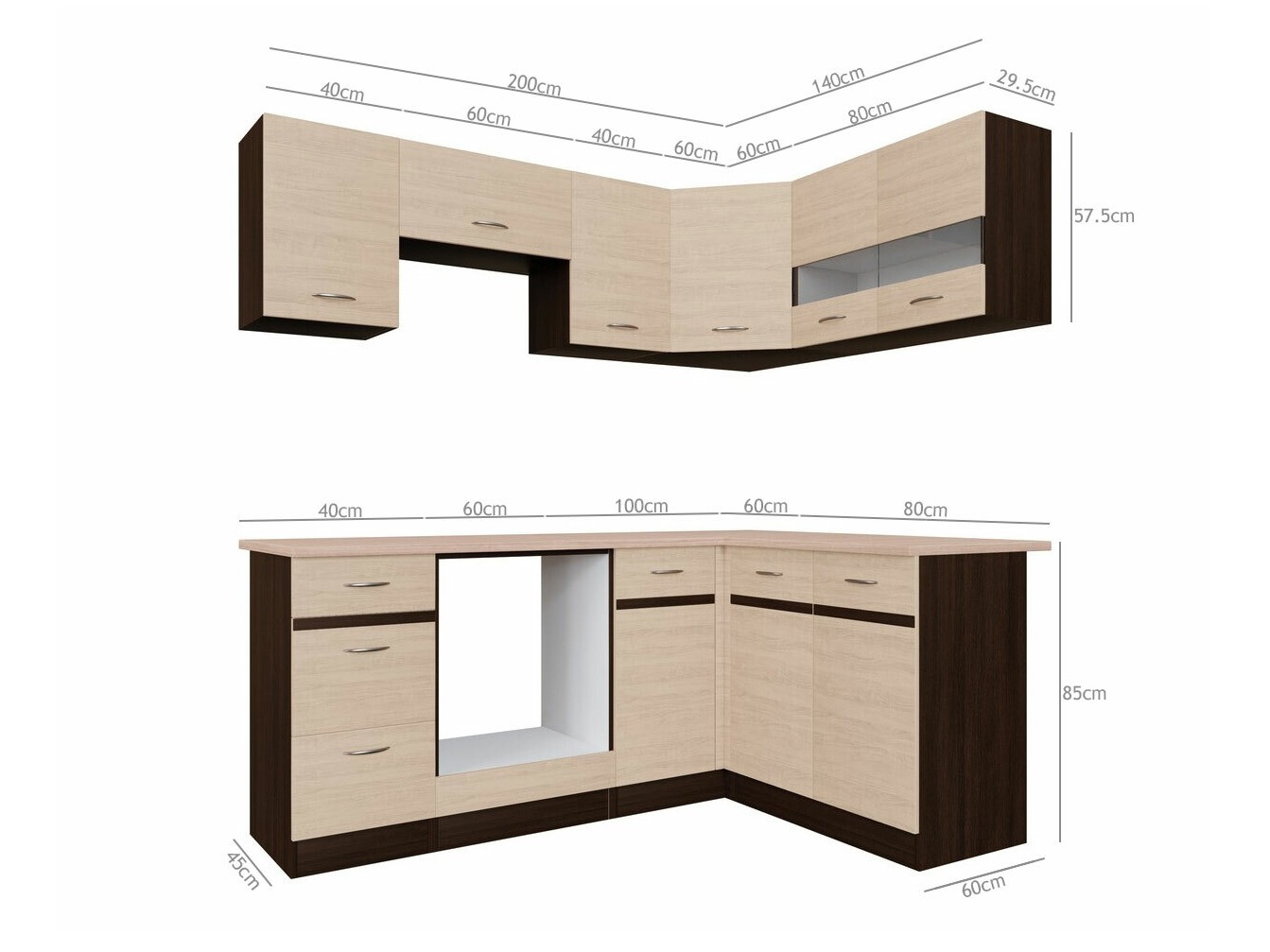 Cuisine complète modulaire Eli Light 115
