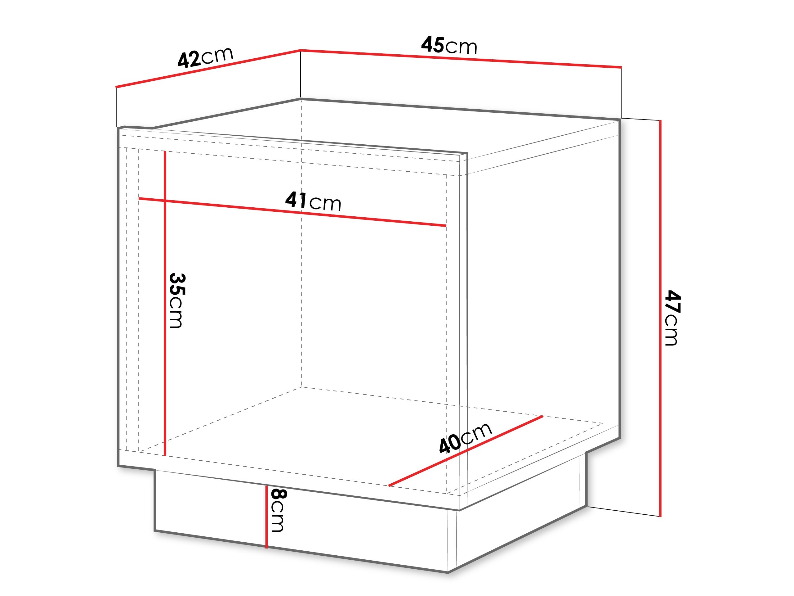 Ensemble de tables de chevet Lingua (Blanc)
