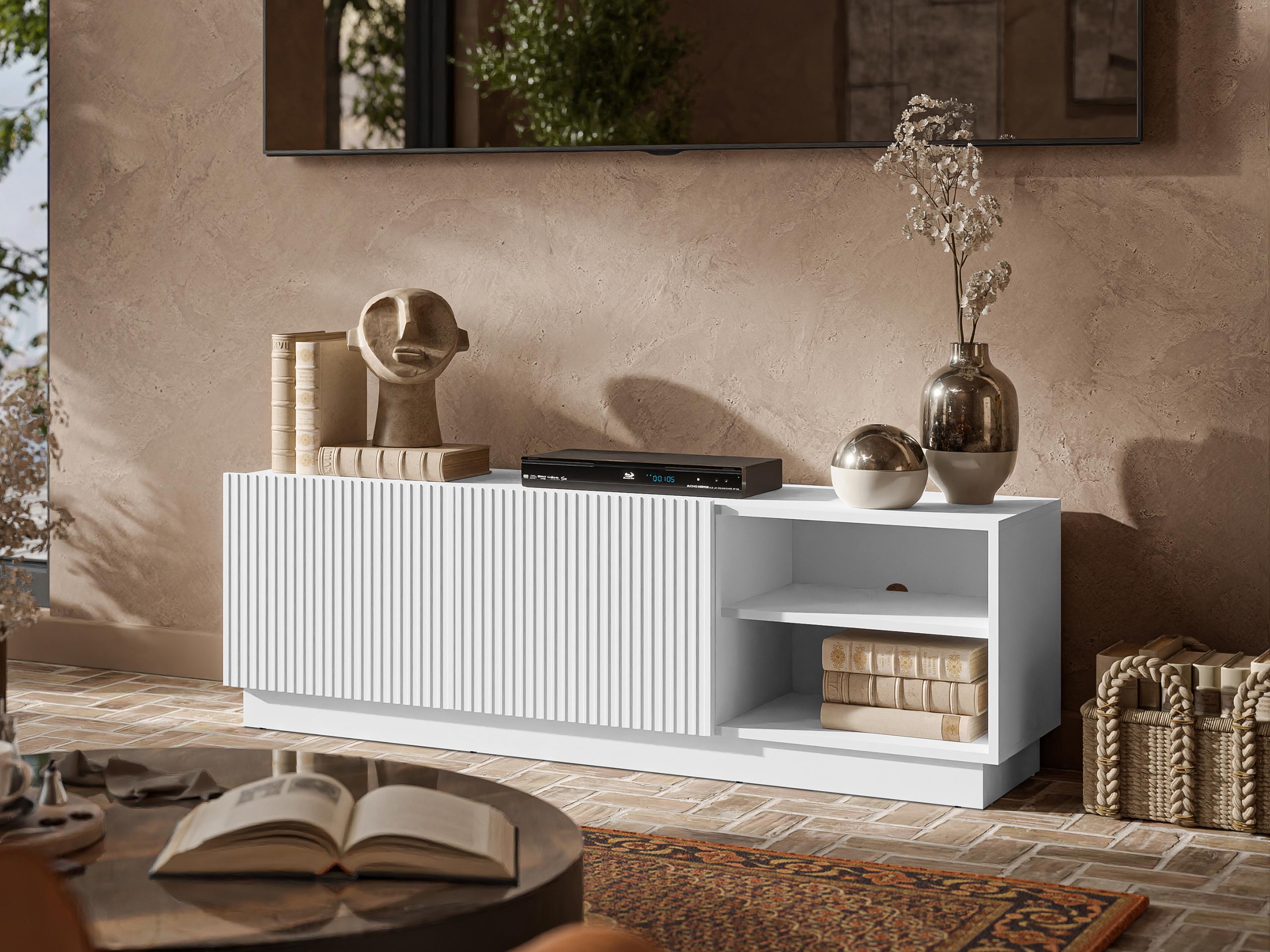 Meuble TV Lauror (Blanc)