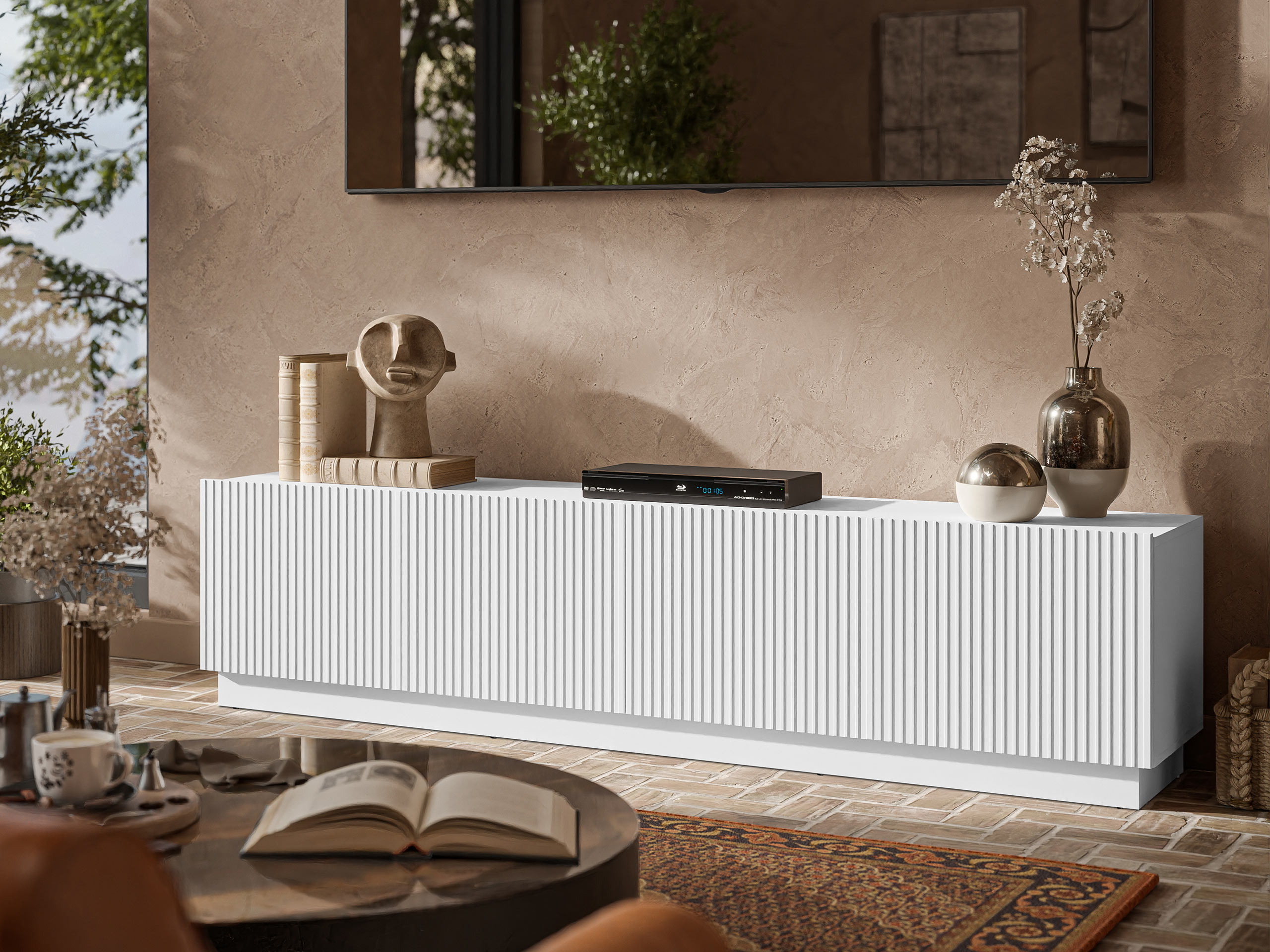 Meuble TV Lauror I (Blanc)