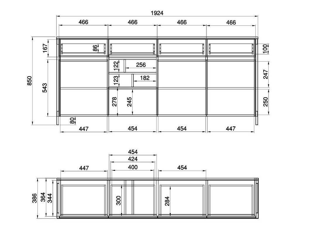 Commode Fermaru 105 (Vert poussiéreux + Chêne)