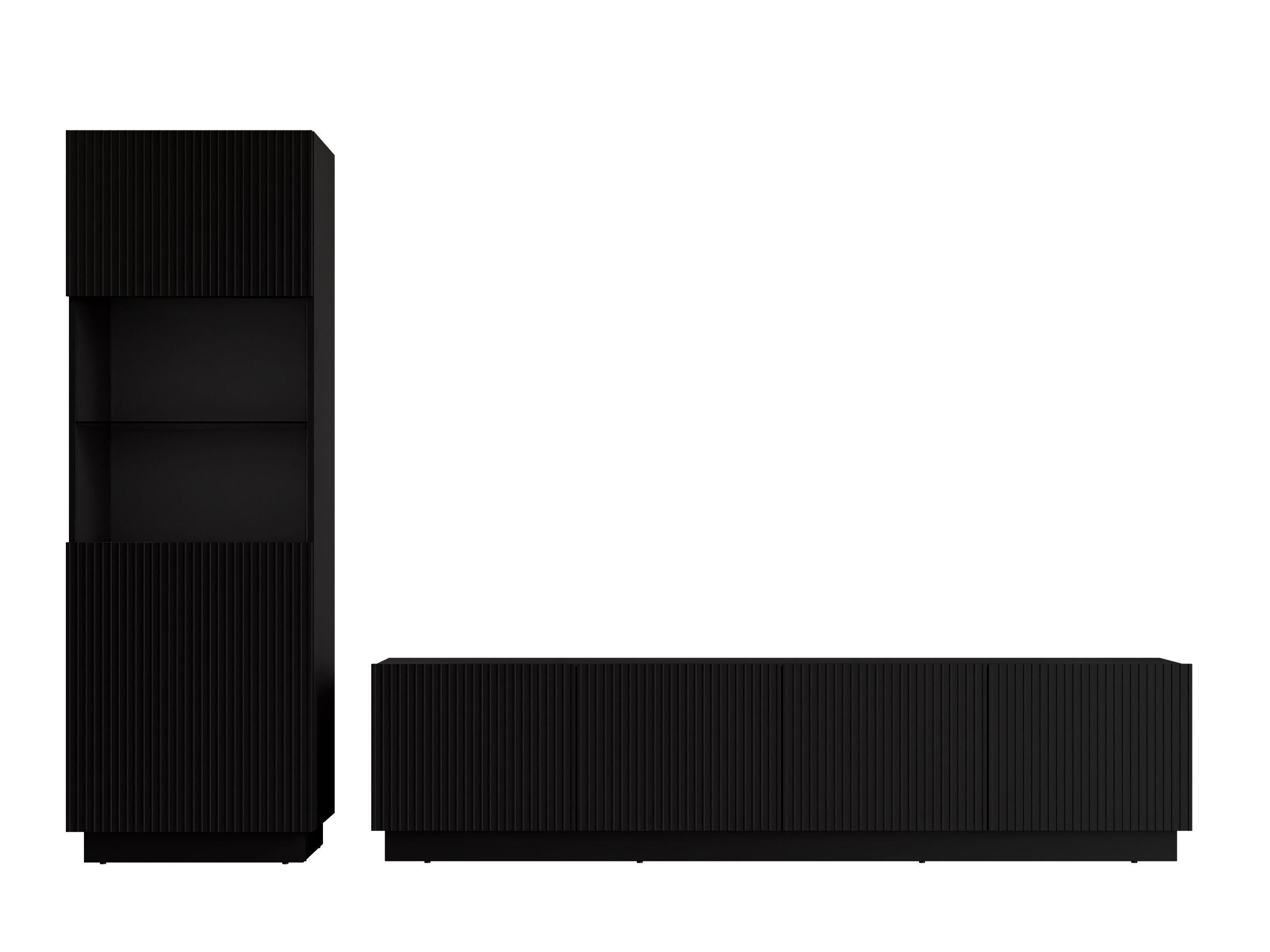 Ensemble de salon Lingua (Noir)