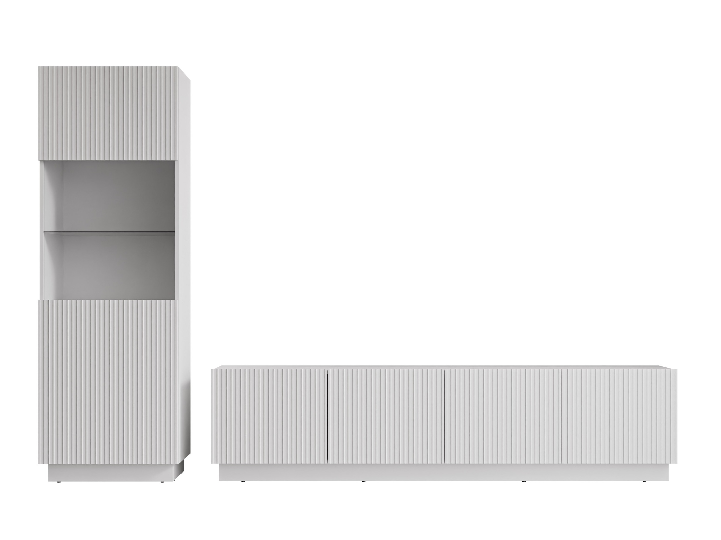 Ensemble de salon Lusonu 107 (Blanc)