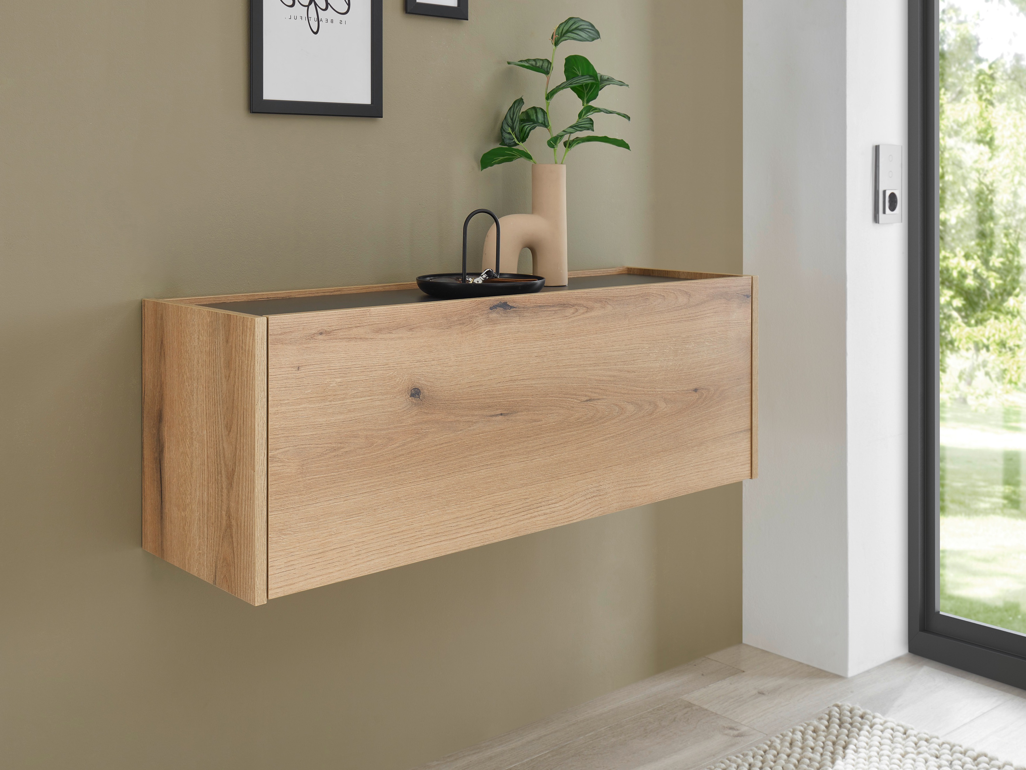 Armoire murale Elbsori 109 (Chêne)