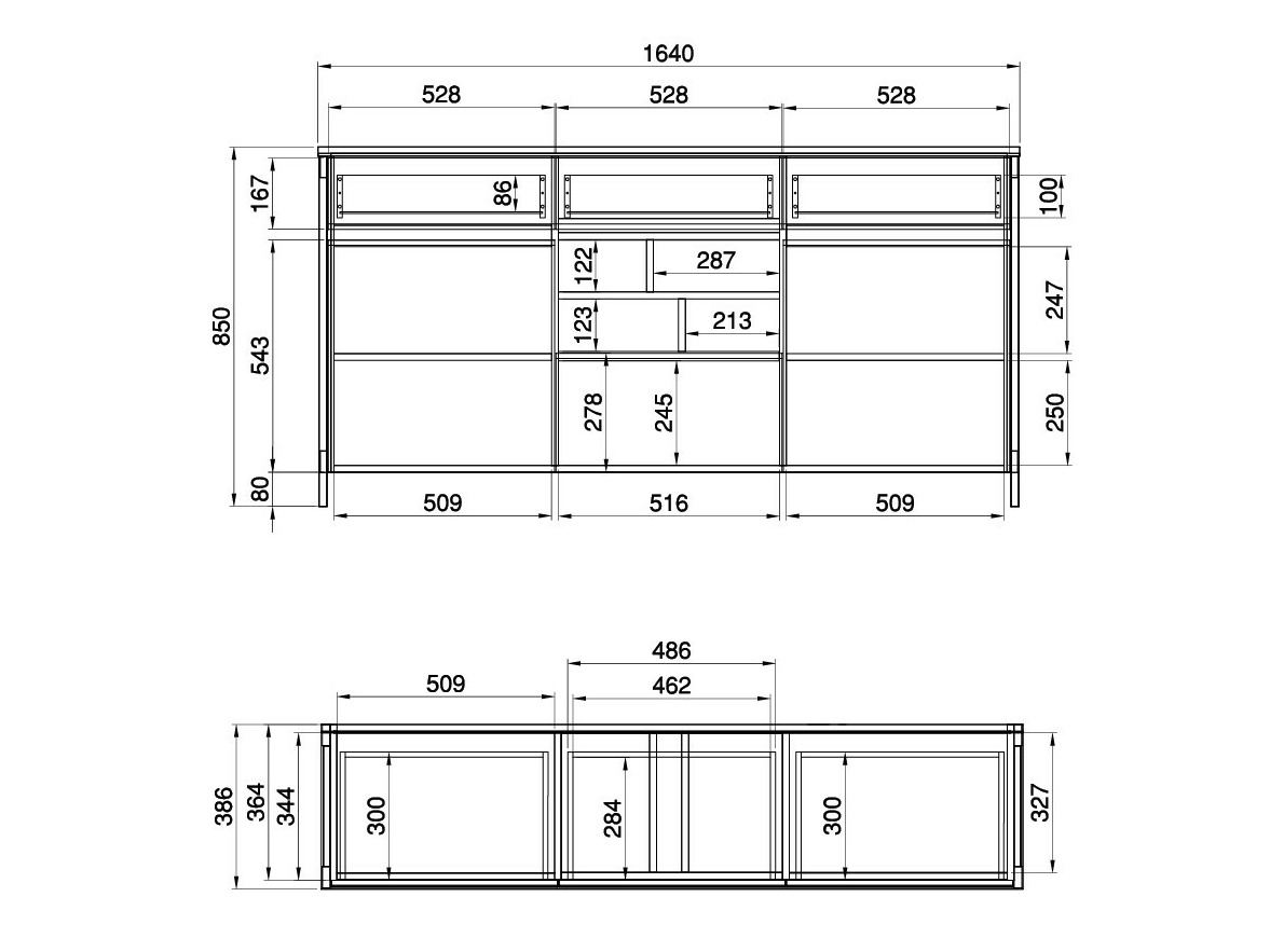 Ensemble de bureau à domicile Fermaru 116 (Blanc + Chêne)